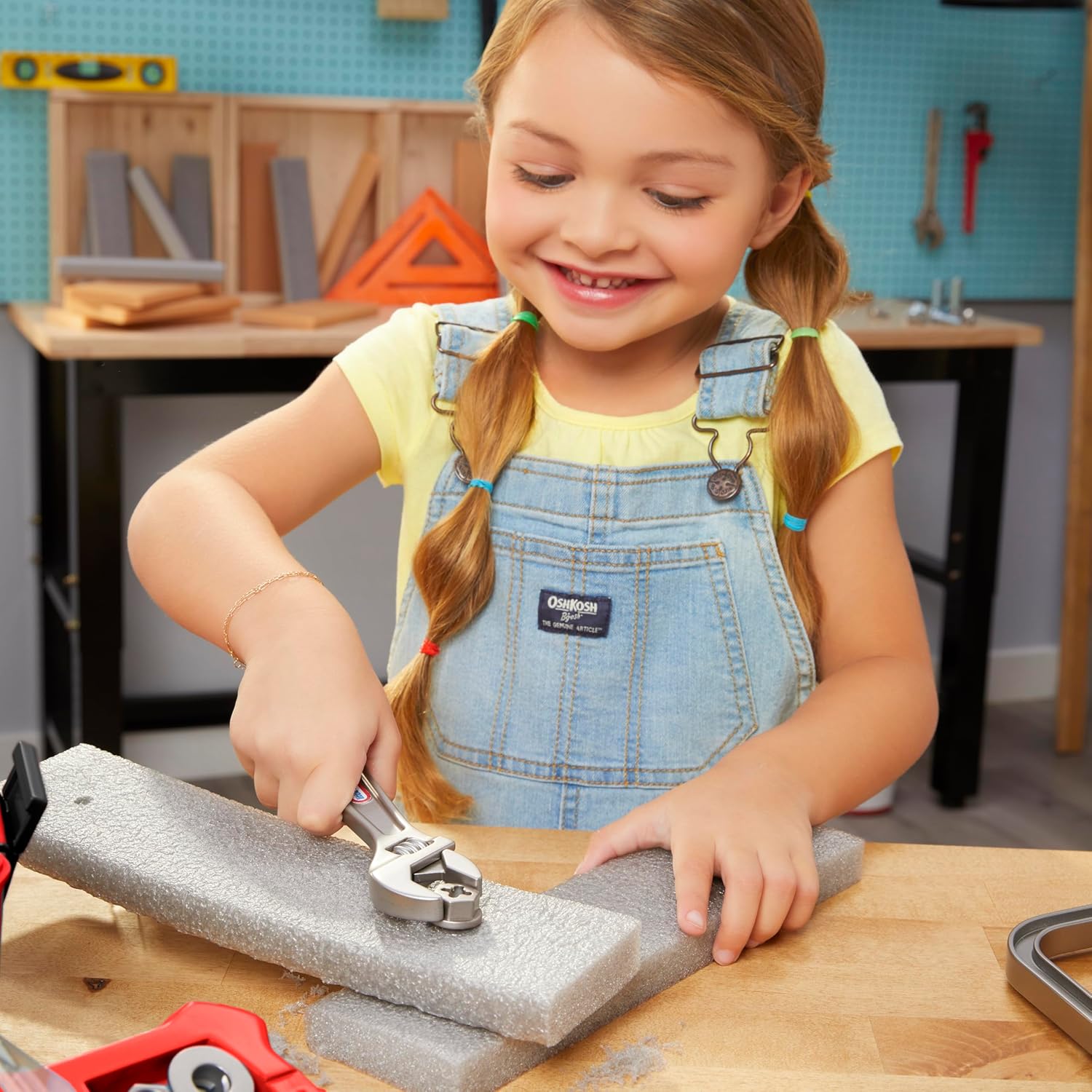Blue Pinafore Denim Dress