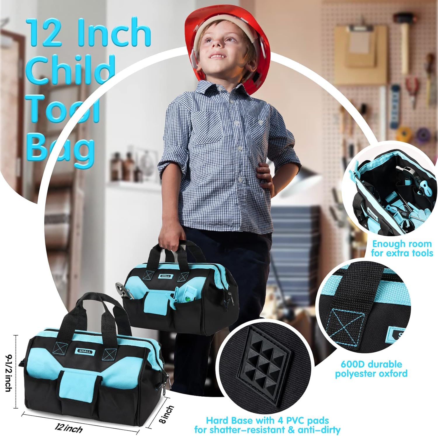 Blue Pinafore Denim Dress