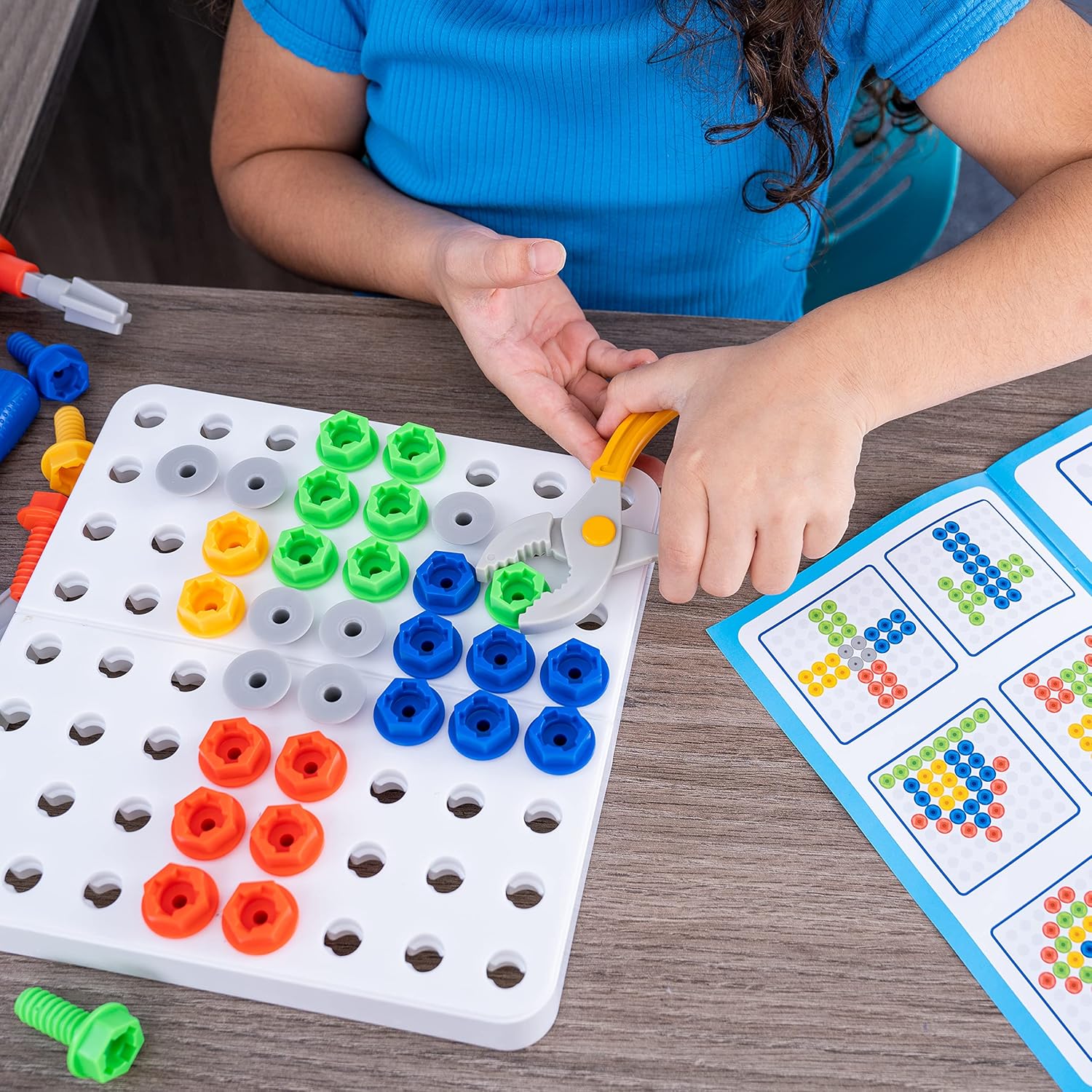 Blue Pinafore Denim Dress