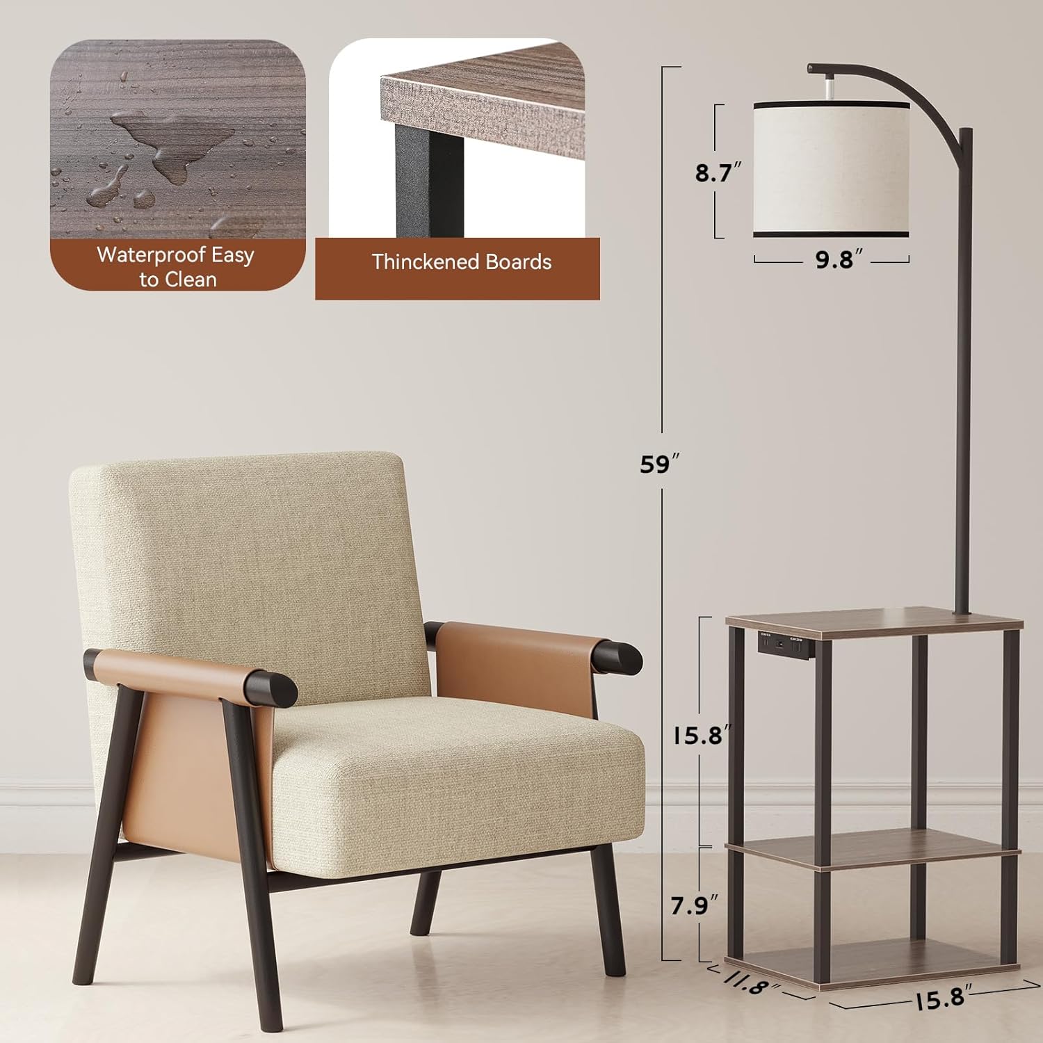 Blue Pinafore Denim Dress