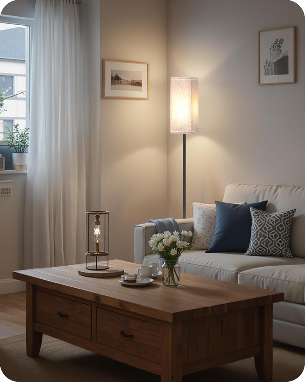 Blue Pinafore Denim Dress