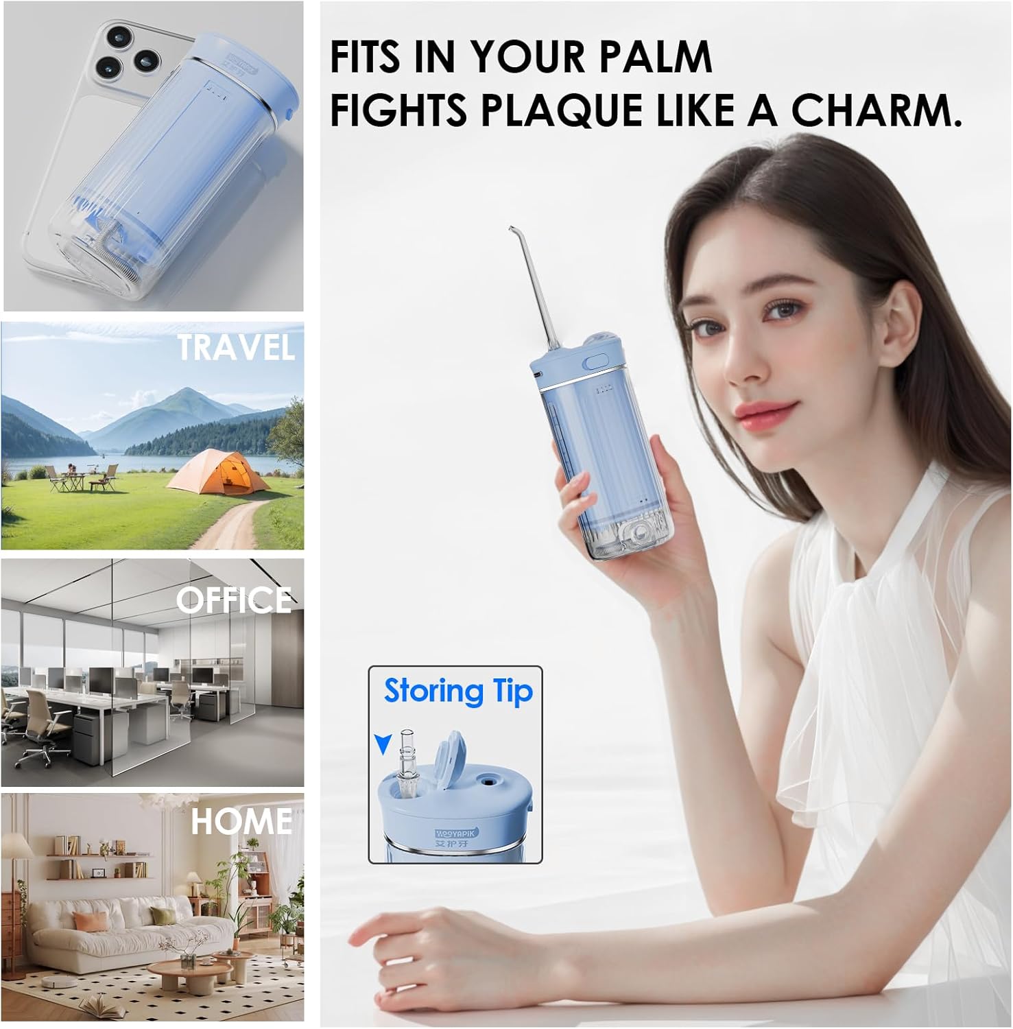 Blue Pinafore Denim Dress