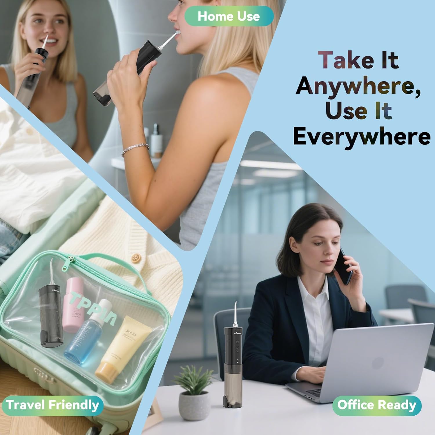 Blue Pinafore Denim Dress