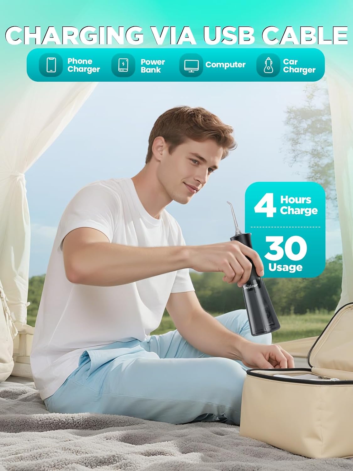 Blue Pinafore Denim Dress