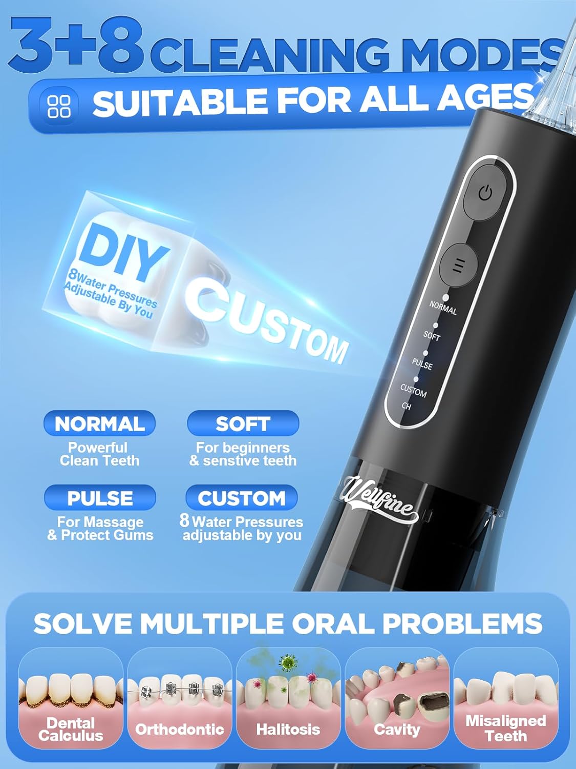 Blue Pinafore Denim Dress