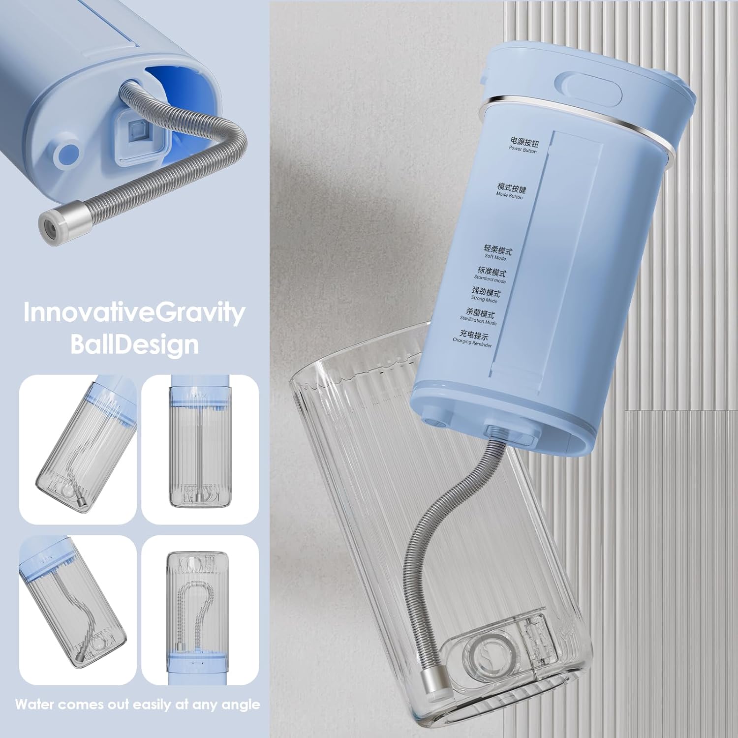 Blue Pinafore Denim Dress