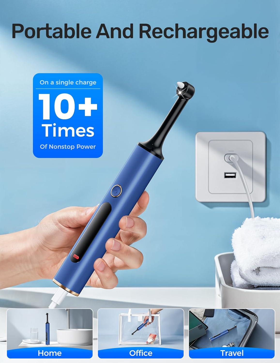 Blue Pinafore Denim Dress