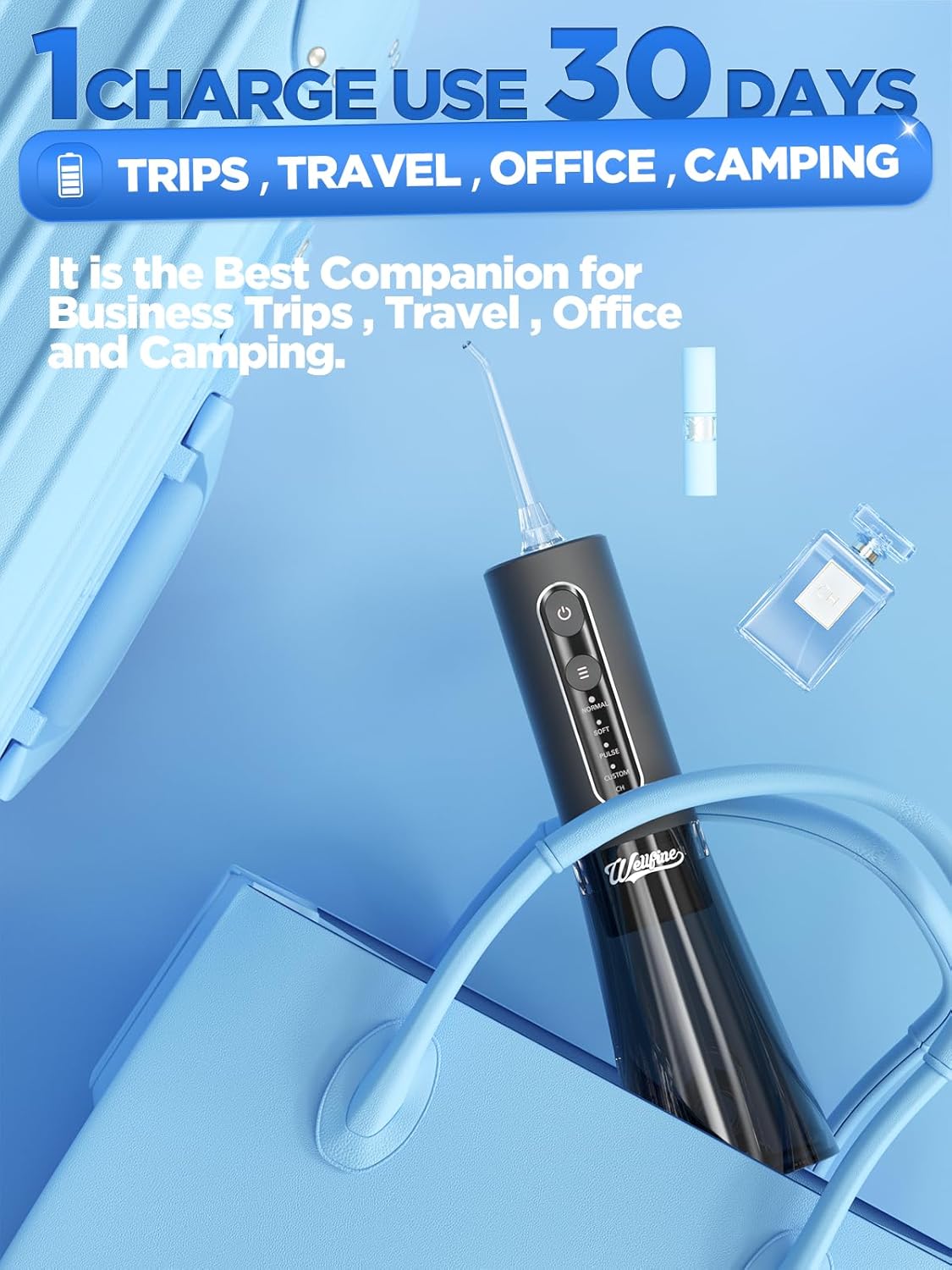 Blue Pinafore Denim Dress