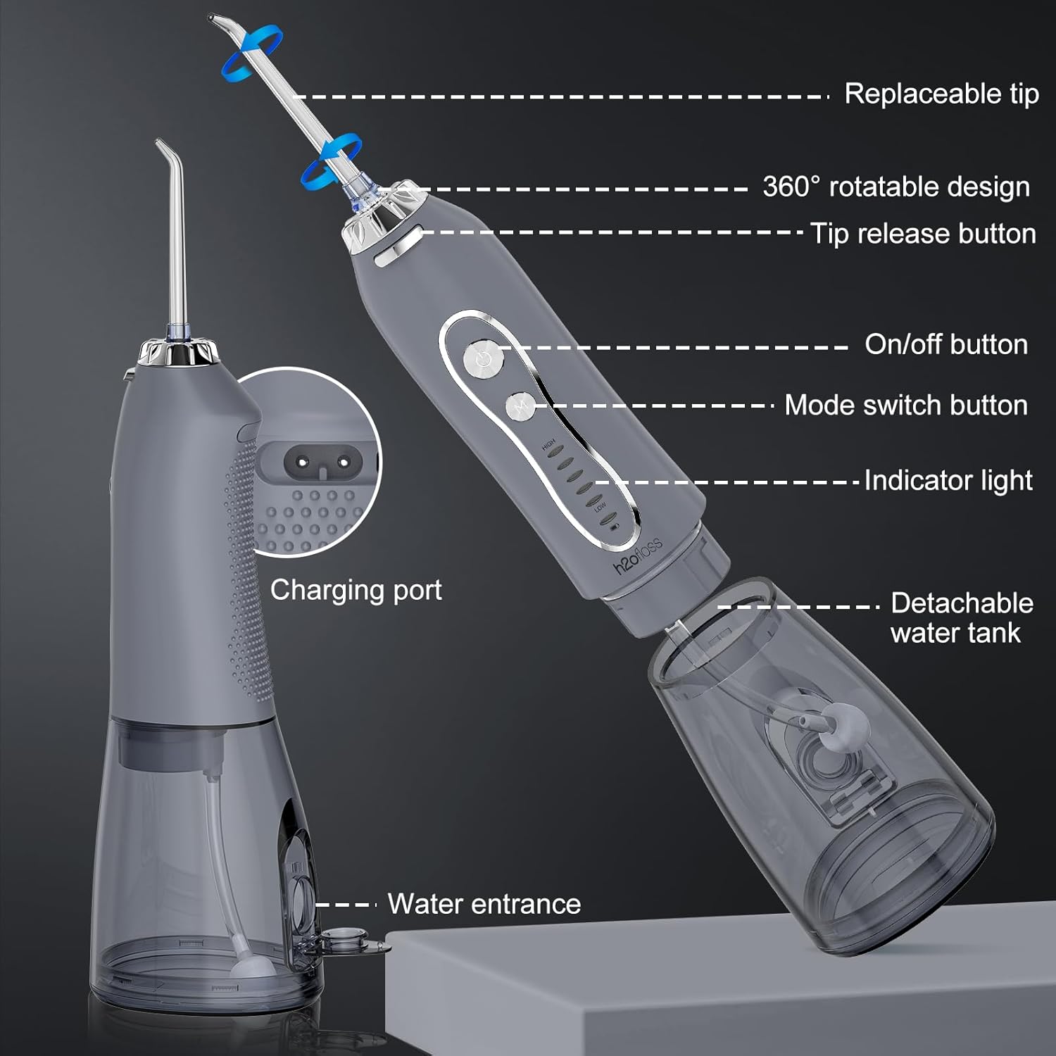 Blue Pinafore Denim Dress