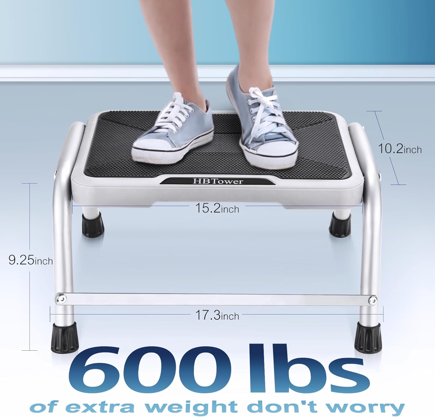 Blue Pinafore Denim Dress