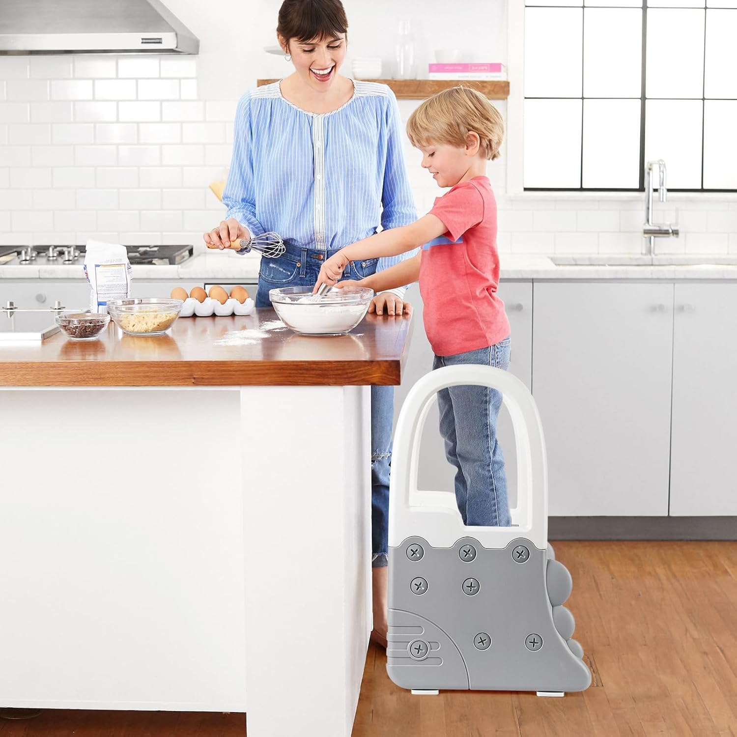 Blue Pinafore Denim Dress