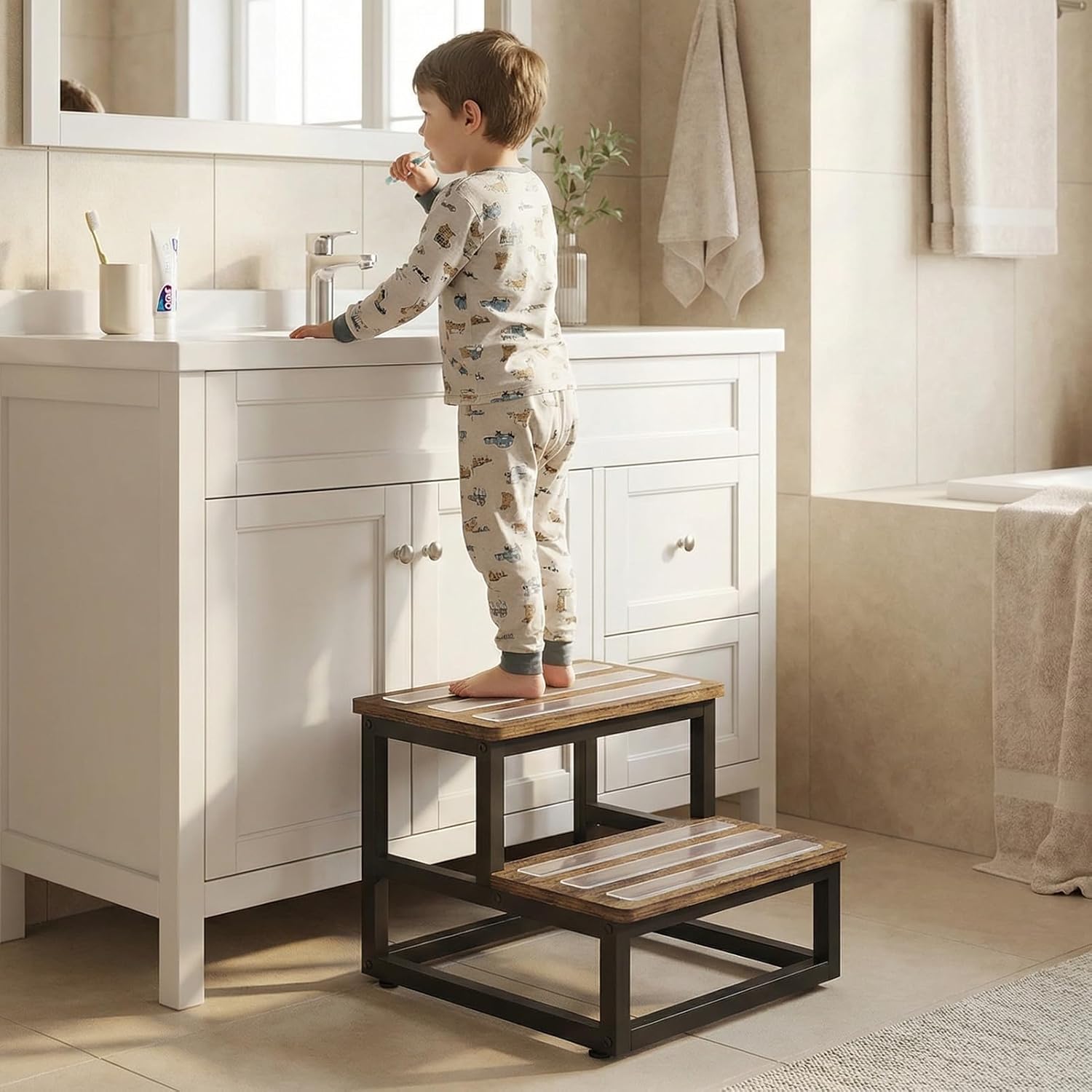 Blue Pinafore Denim Dress