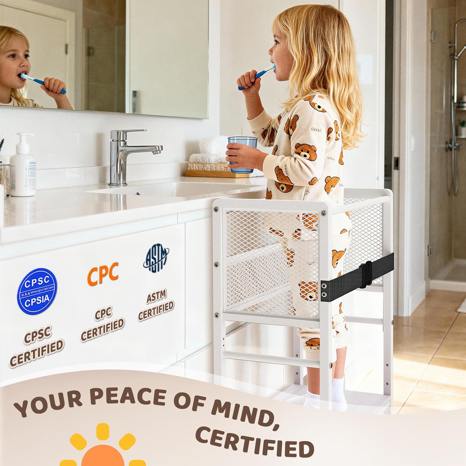 Blue Pinafore Denim Dress