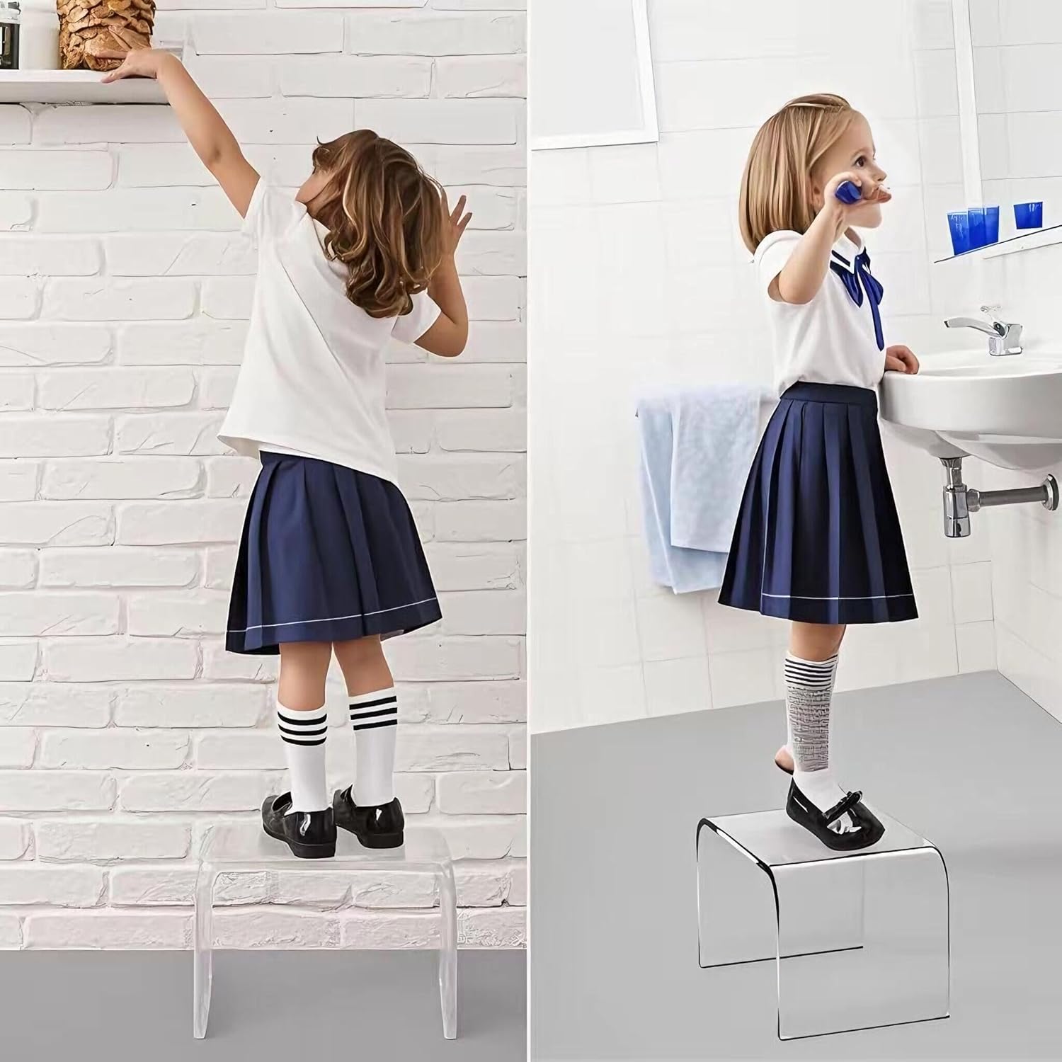 Blue Pinafore Denim Dress