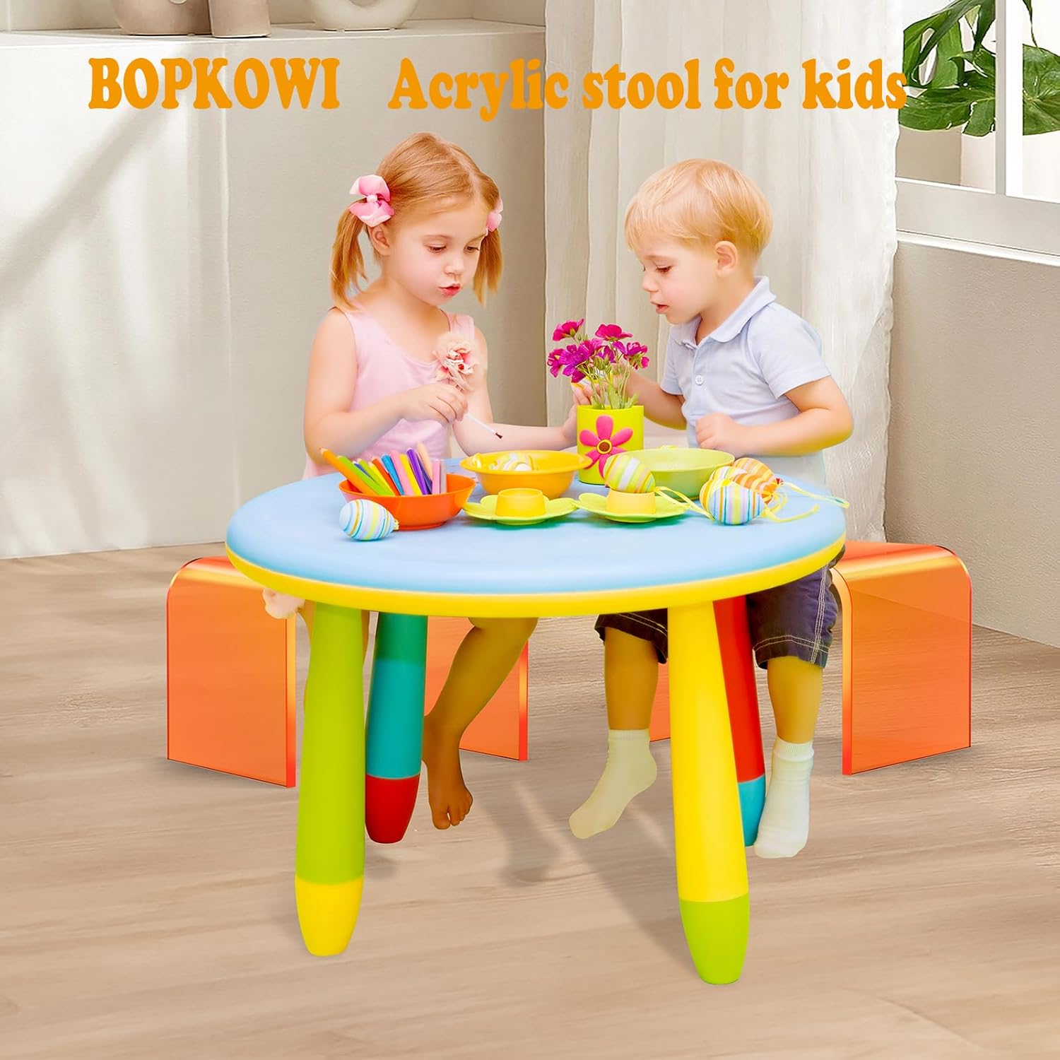 Blue Pinafore Denim Dress