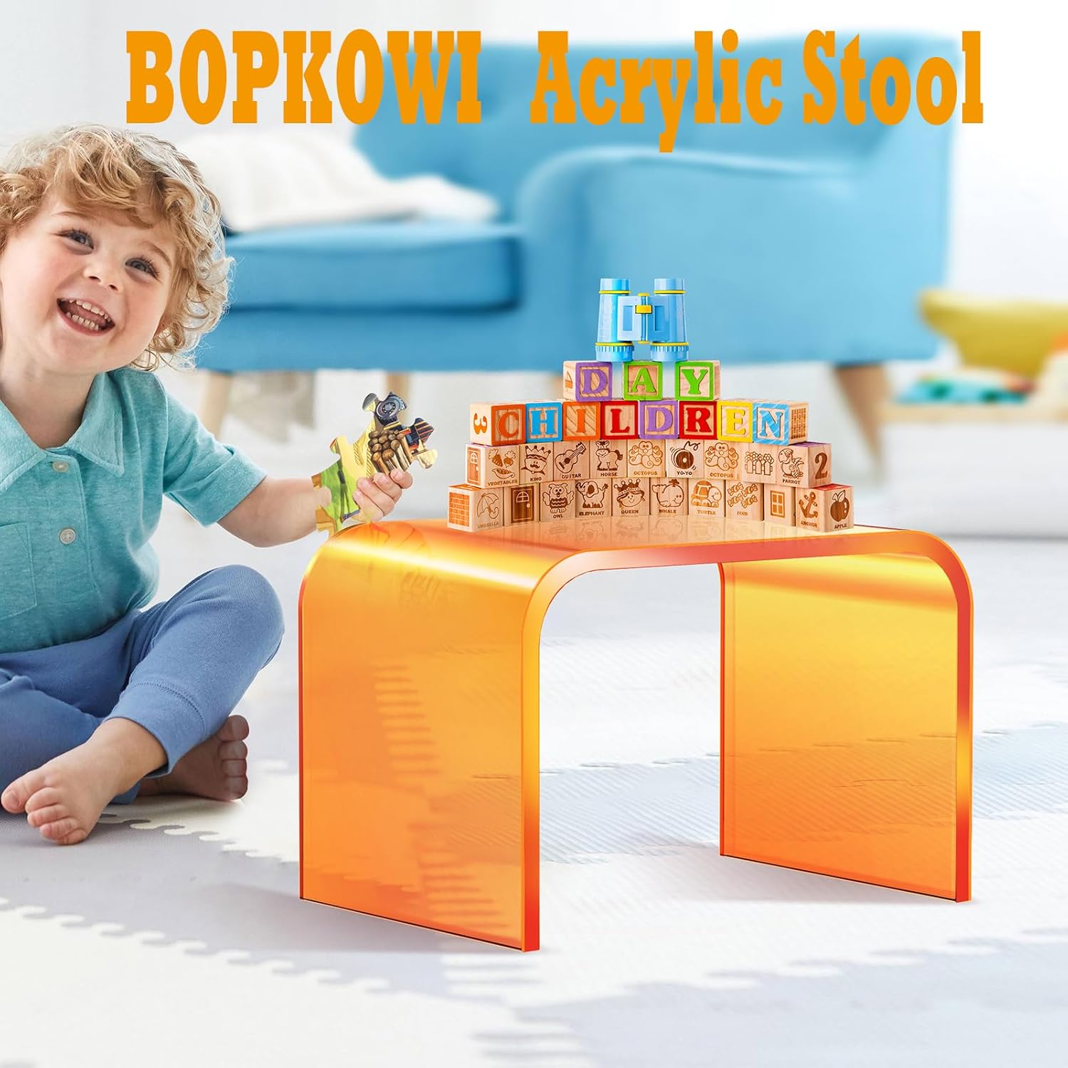 Blue Pinafore Denim Dress