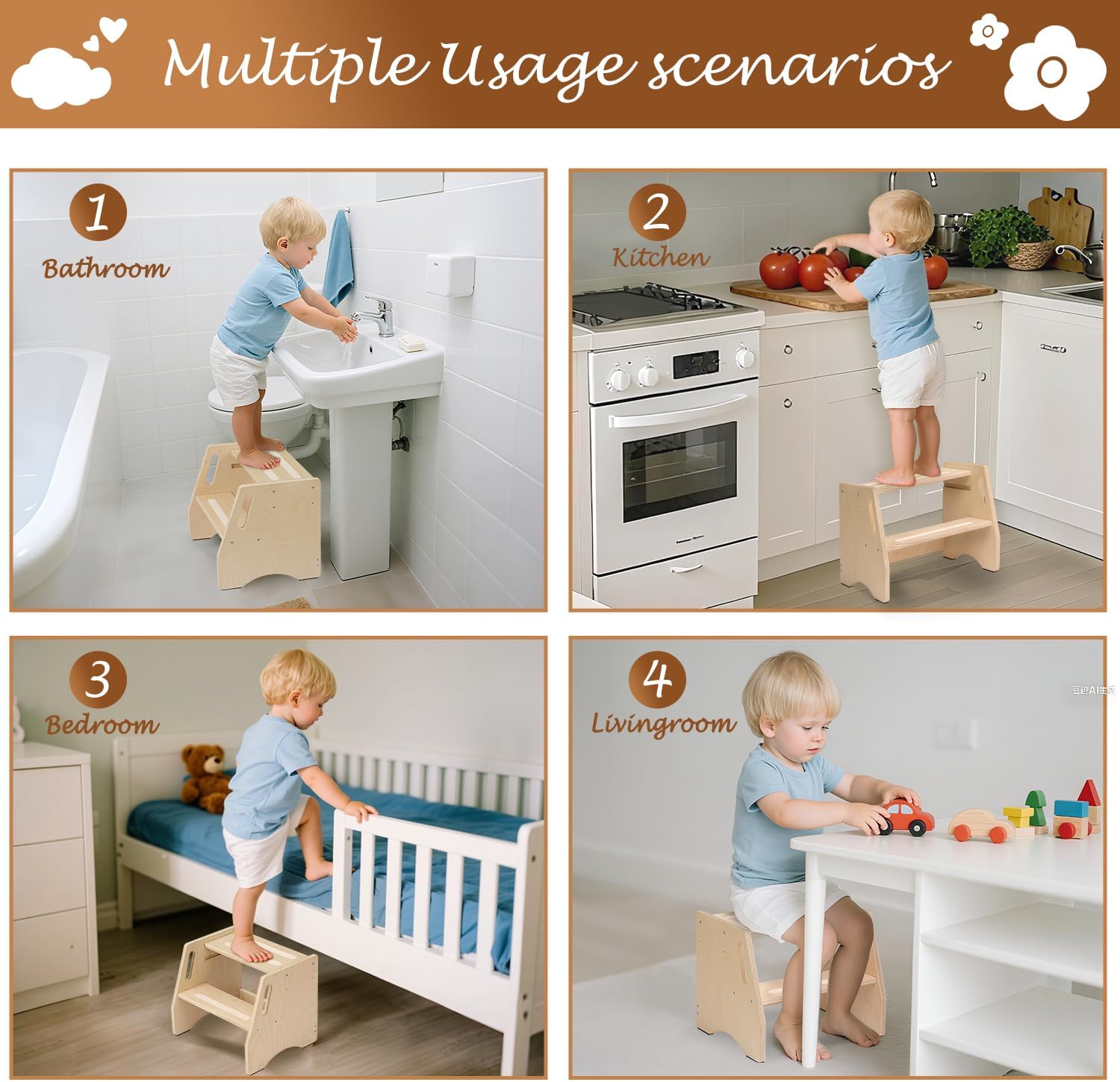 Blue Pinafore Denim Dress