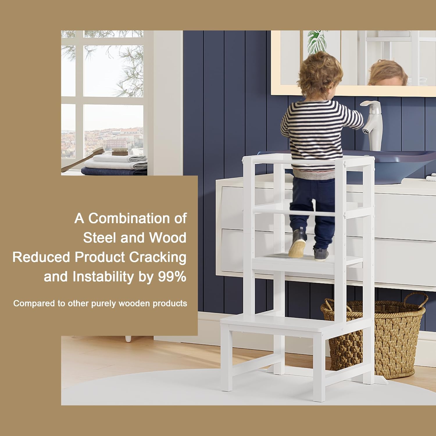 Blue Pinafore Denim Dress