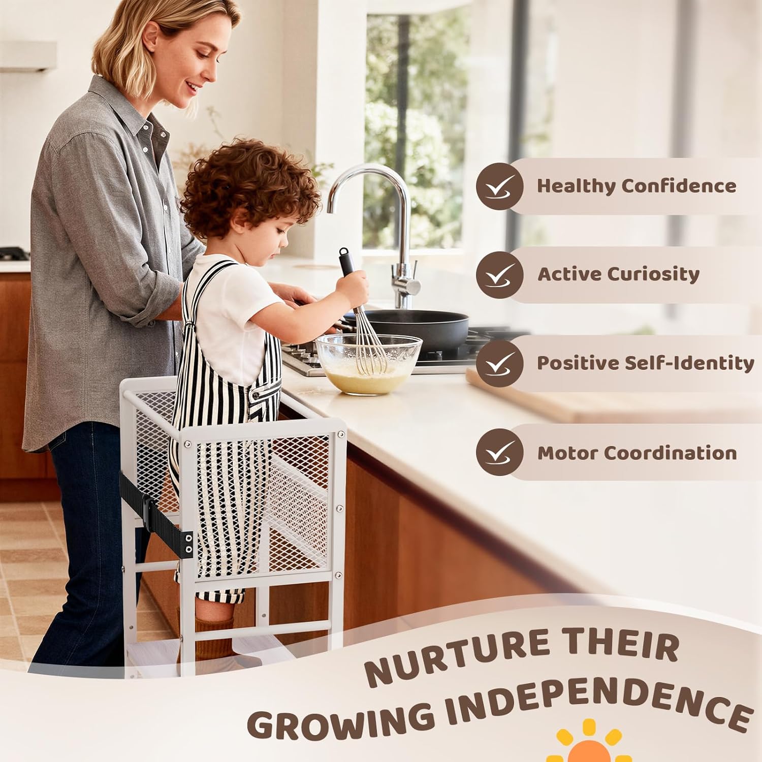 Blue Pinafore Denim Dress