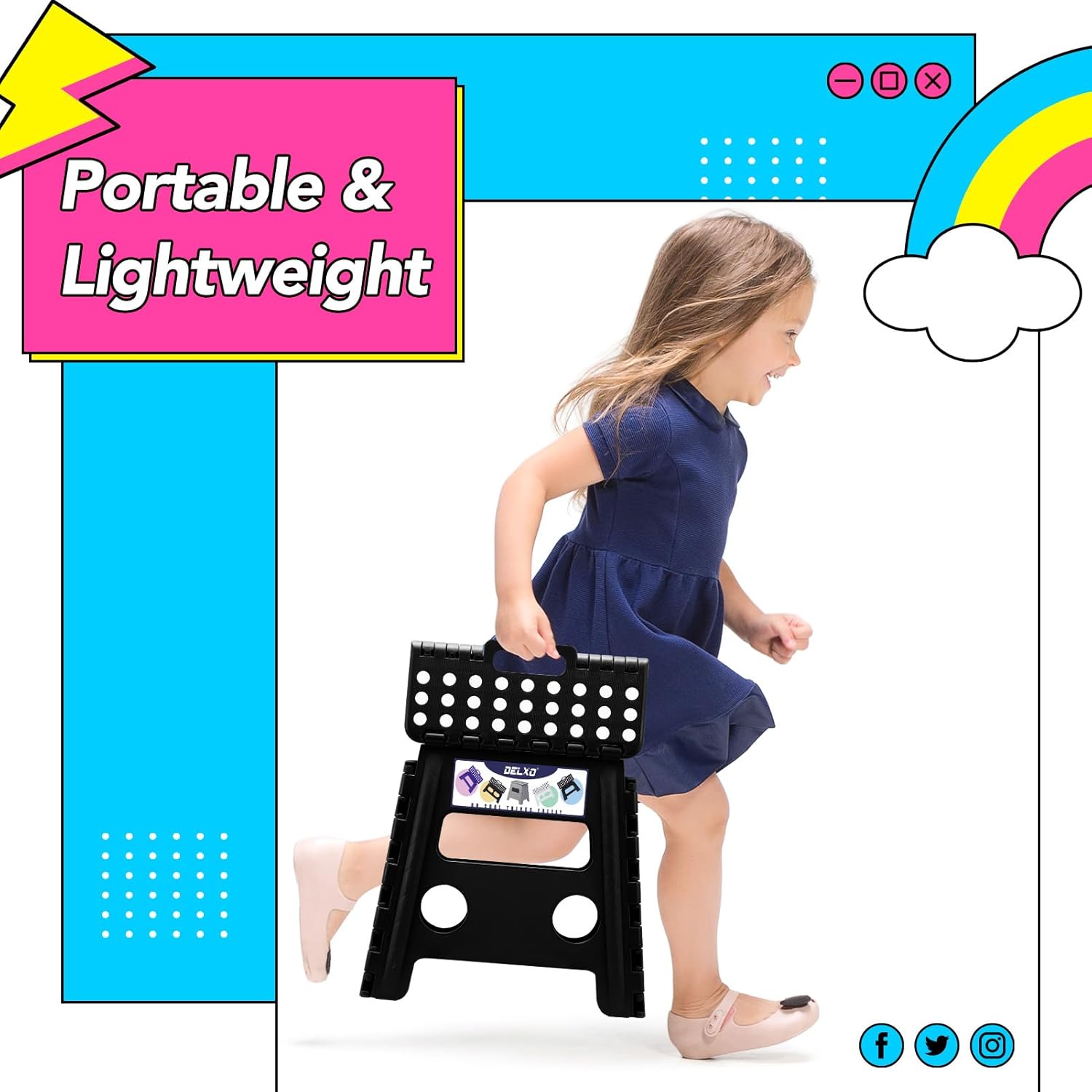 Blue Pinafore Denim Dress