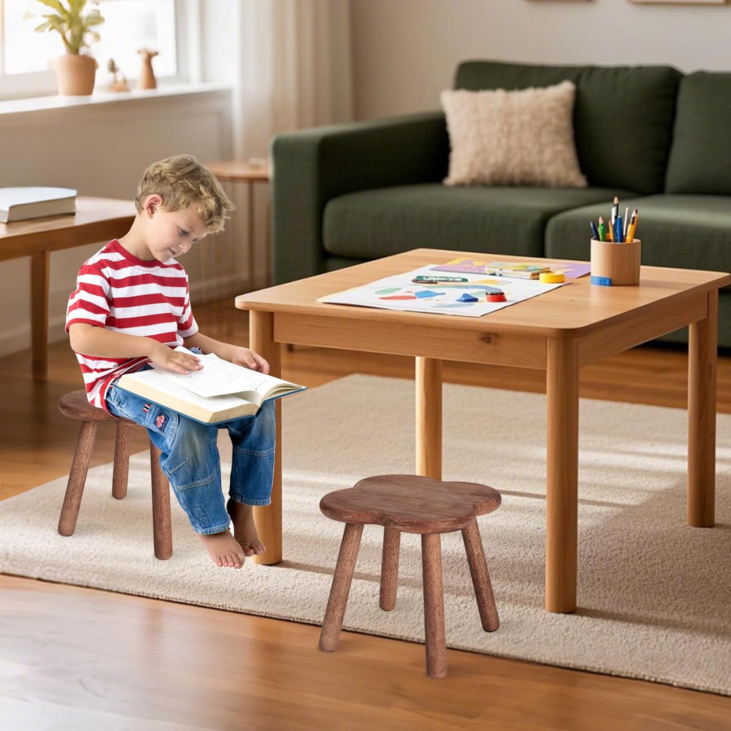 Blue Pinafore Denim Dress