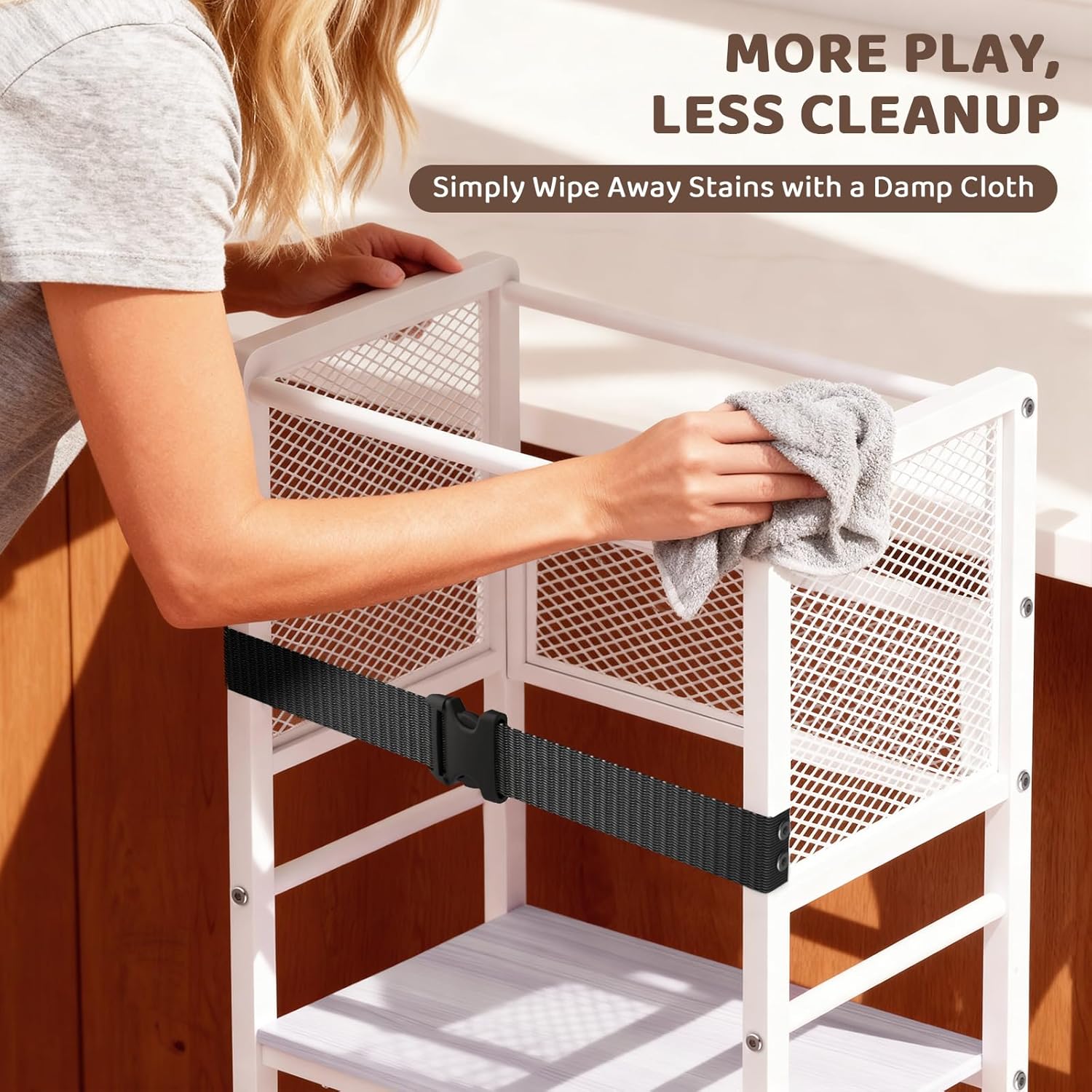 Blue Pinafore Denim Dress