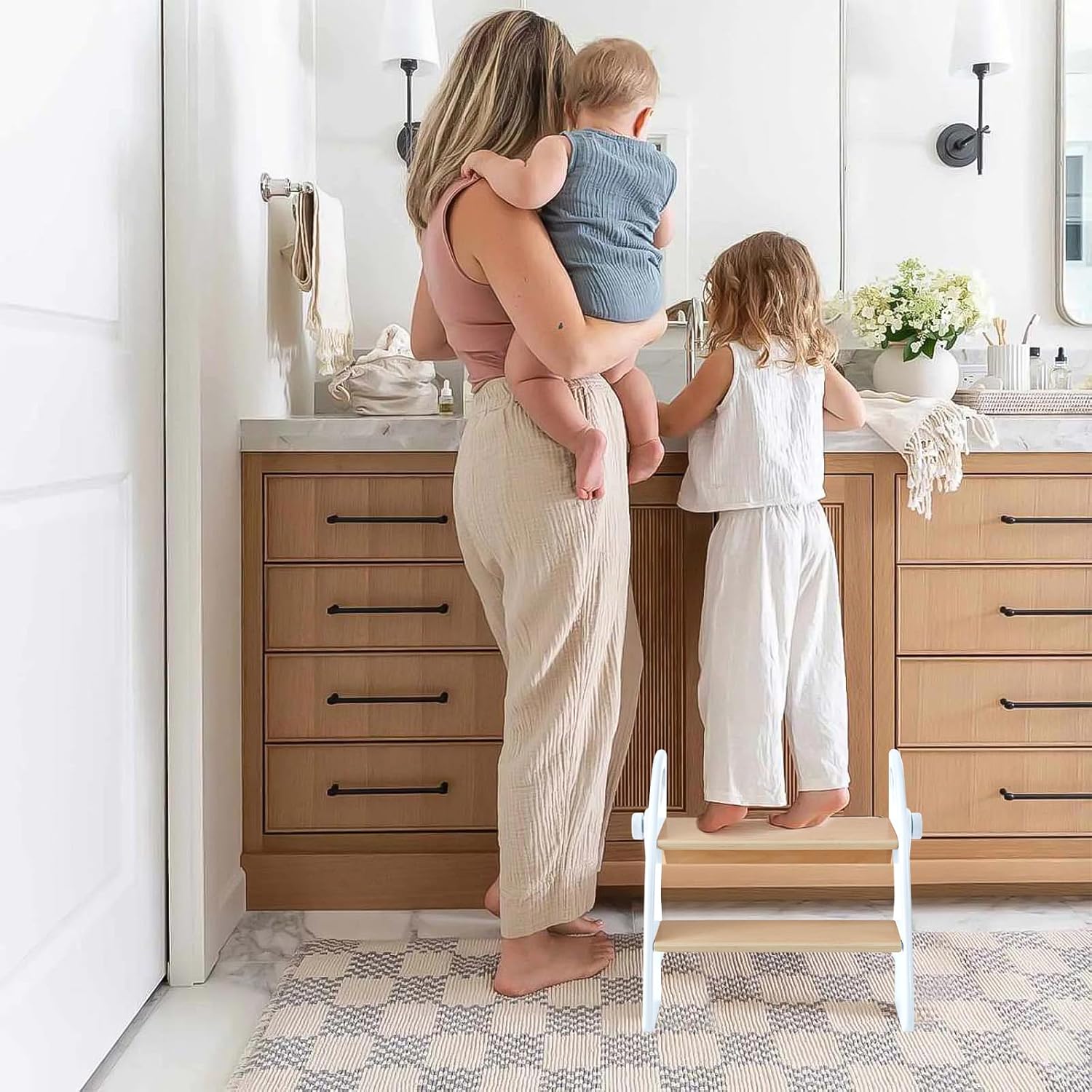 Blue Pinafore Denim Dress