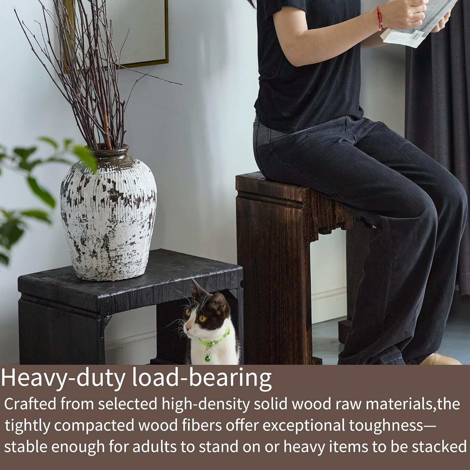 Blue Pinafore Denim Dress