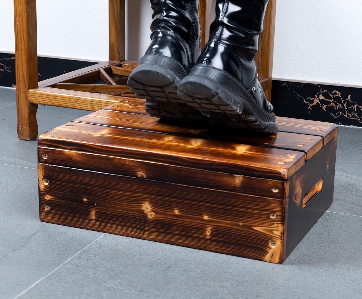 Blue Pinafore Denim Dress