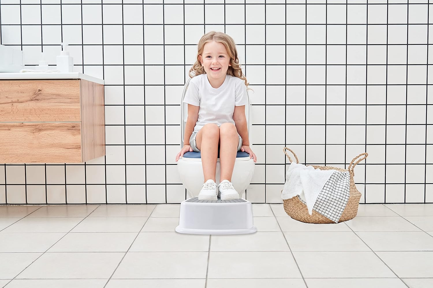Blue Pinafore Denim Dress