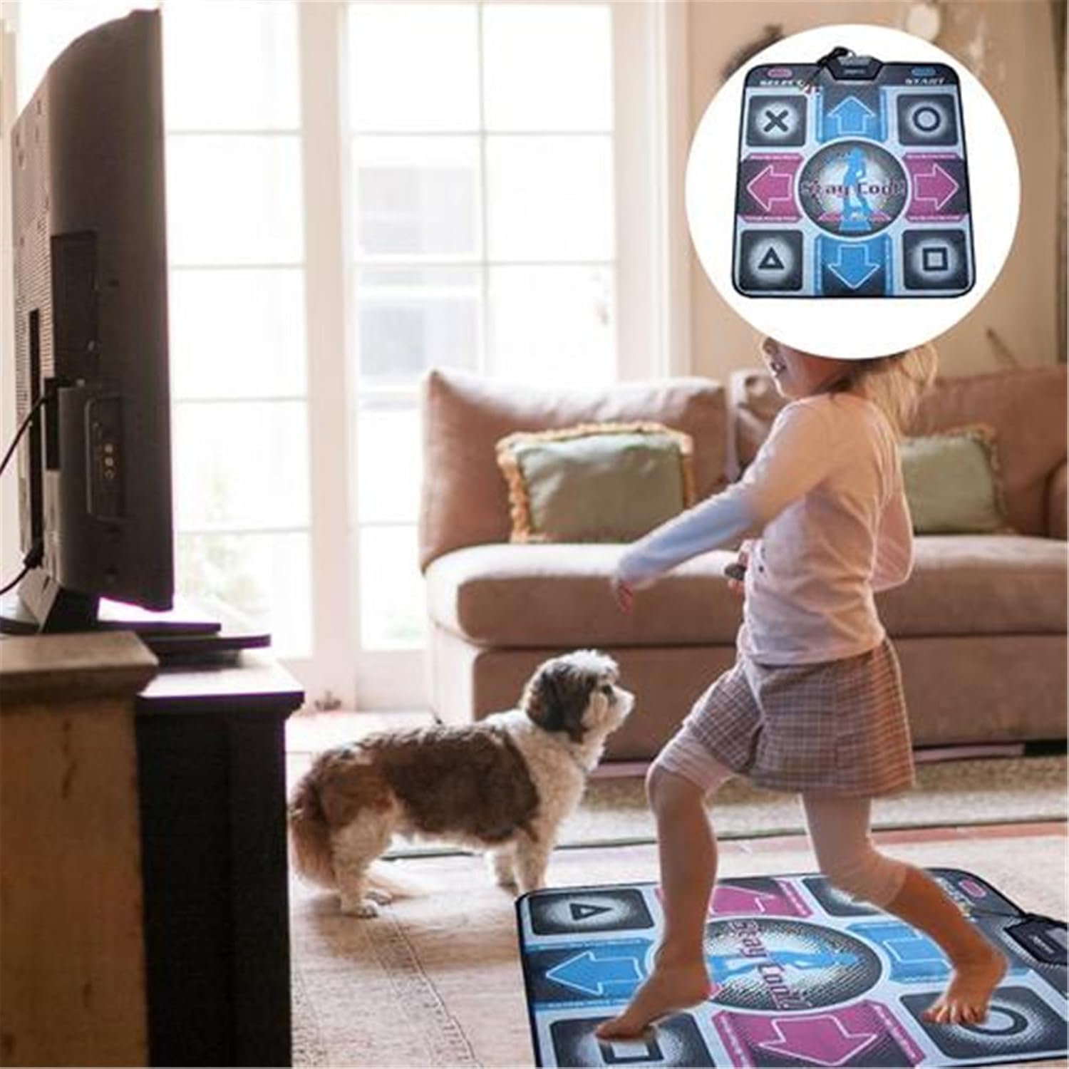 Blue Pinafore Denim Dress