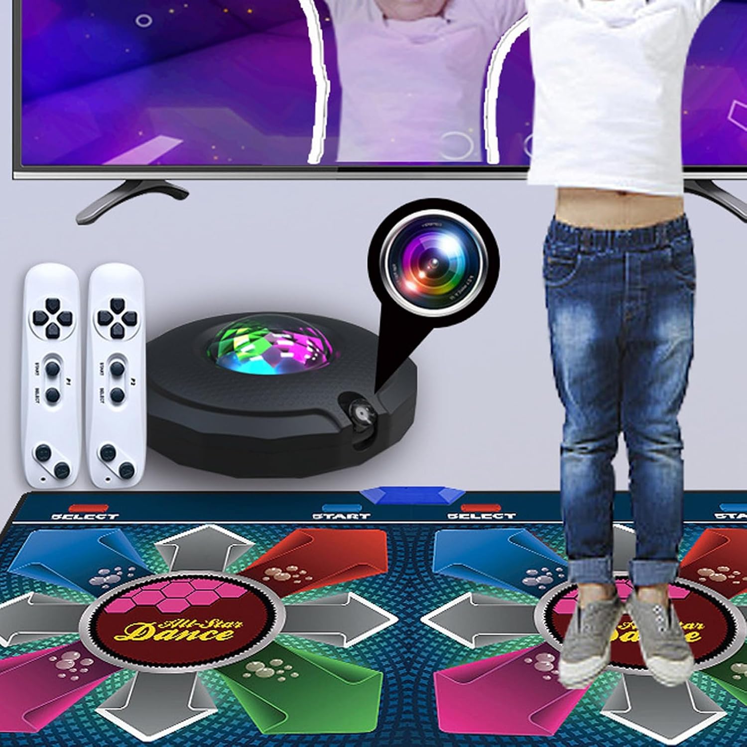 Blue Pinafore Denim Dress