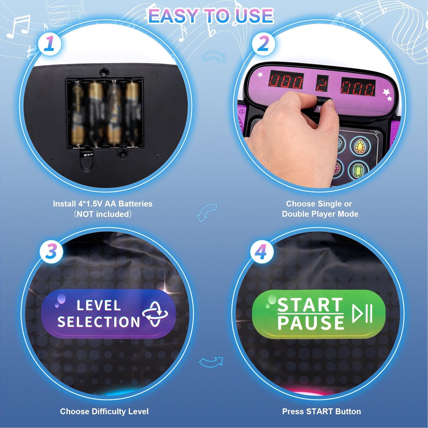 Blue Pinafore Denim Dress