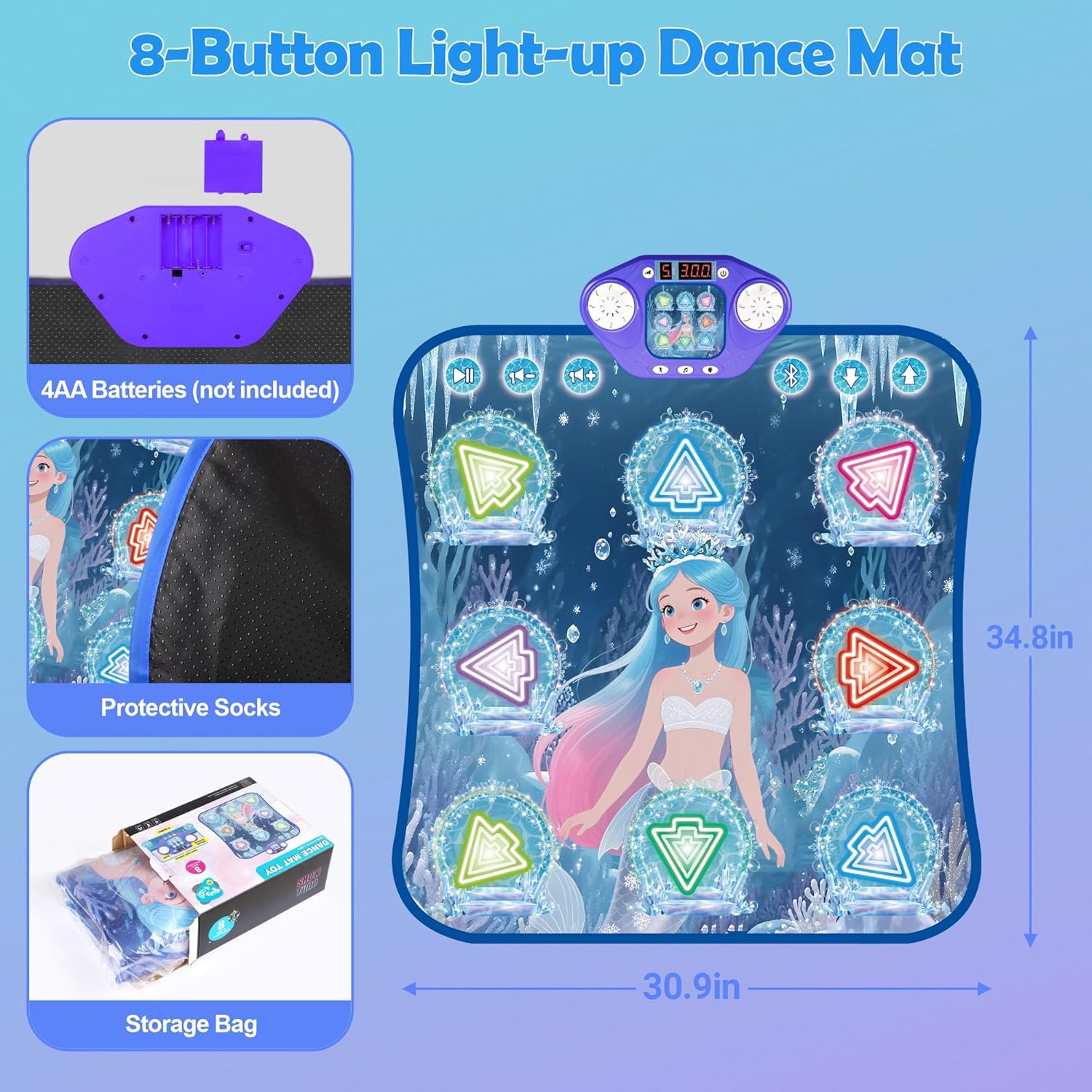 Blue Pinafore Denim Dress