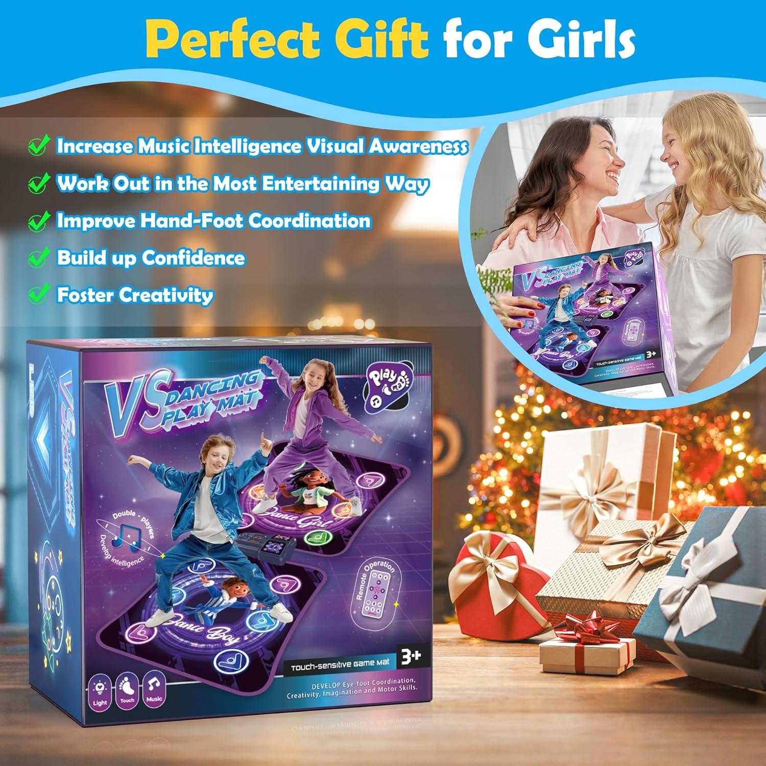 Blue Pinafore Denim Dress