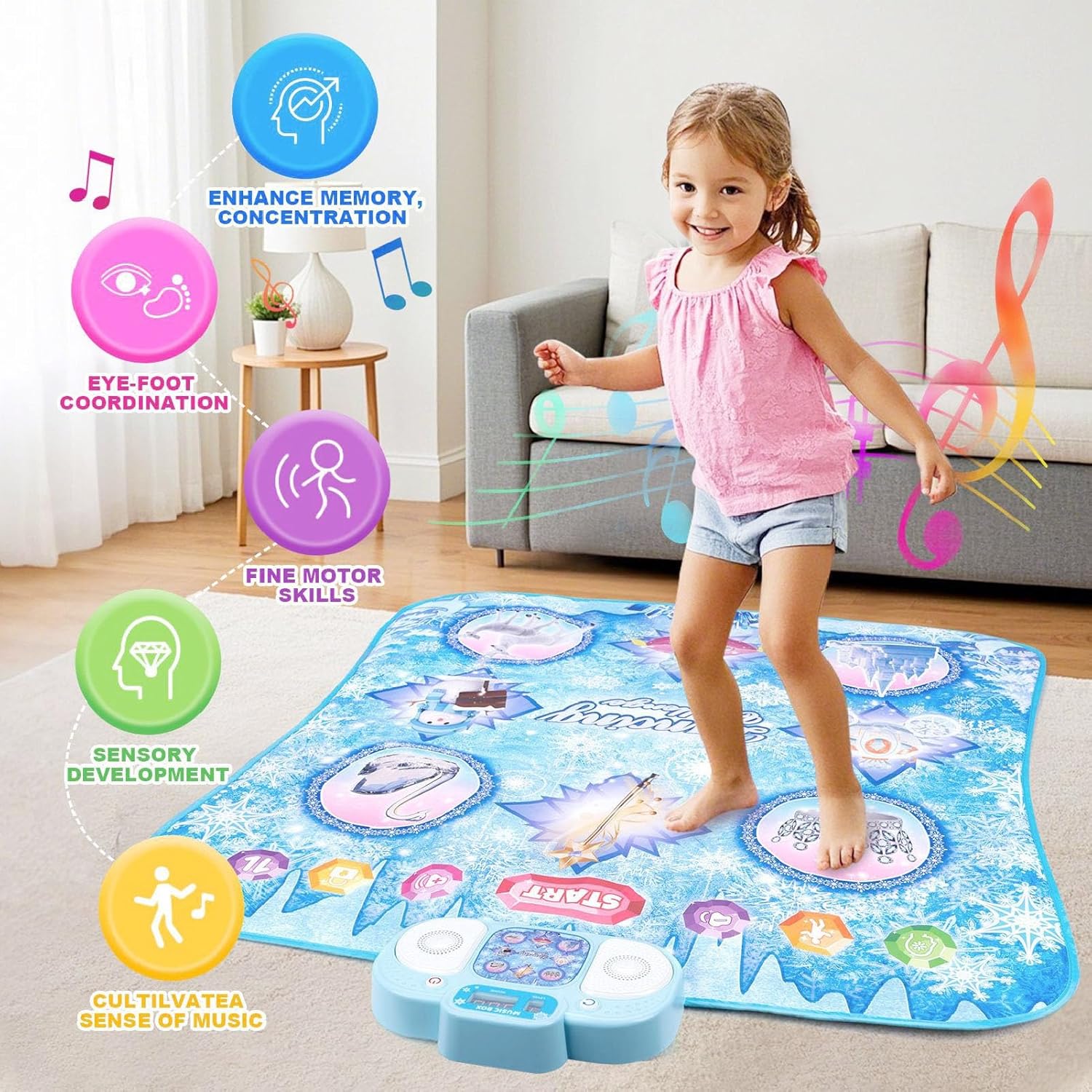 Blue Pinafore Denim Dress