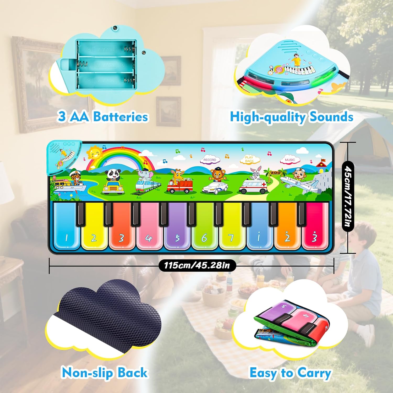 Blue Pinafore Denim Dress