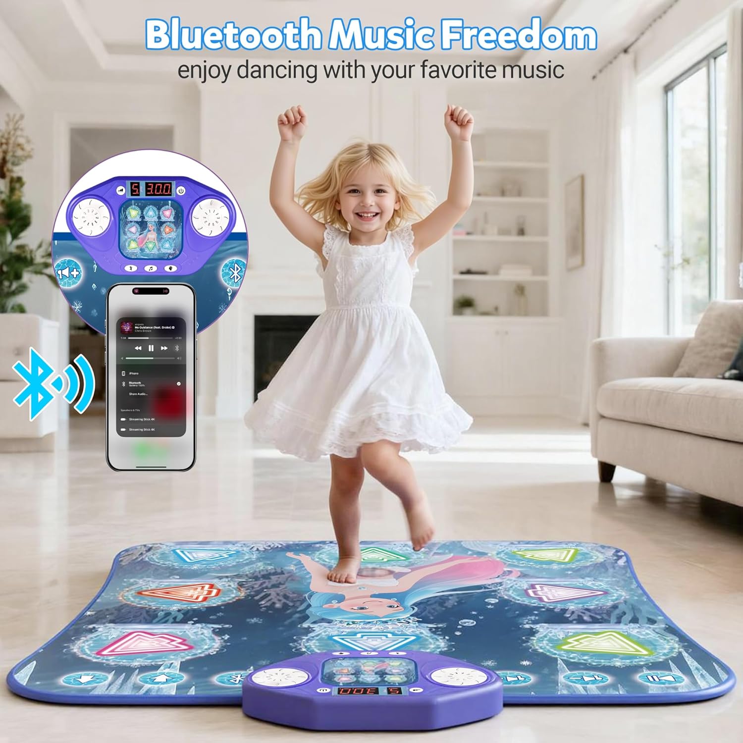 Blue Pinafore Denim Dress