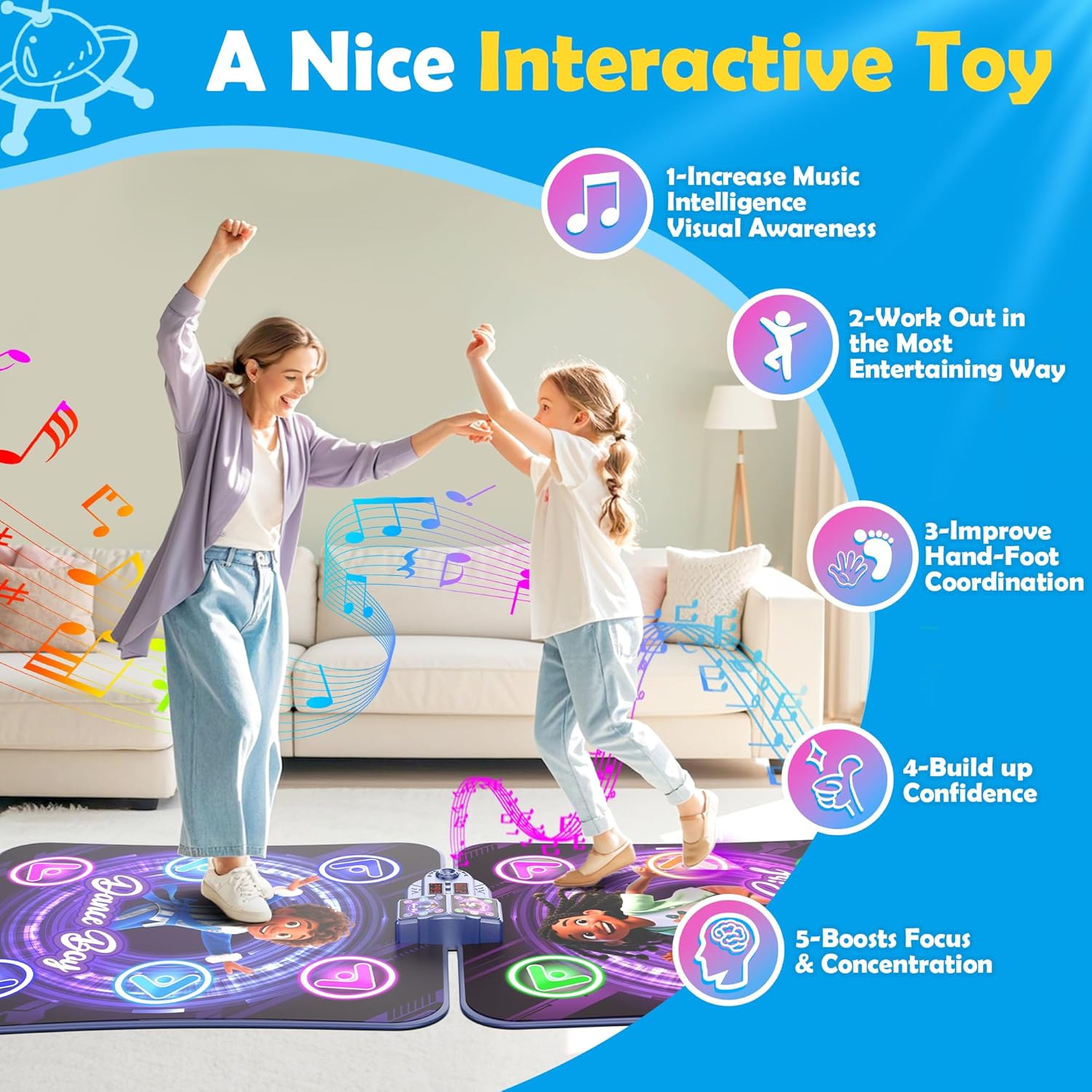 Blue Pinafore Denim Dress