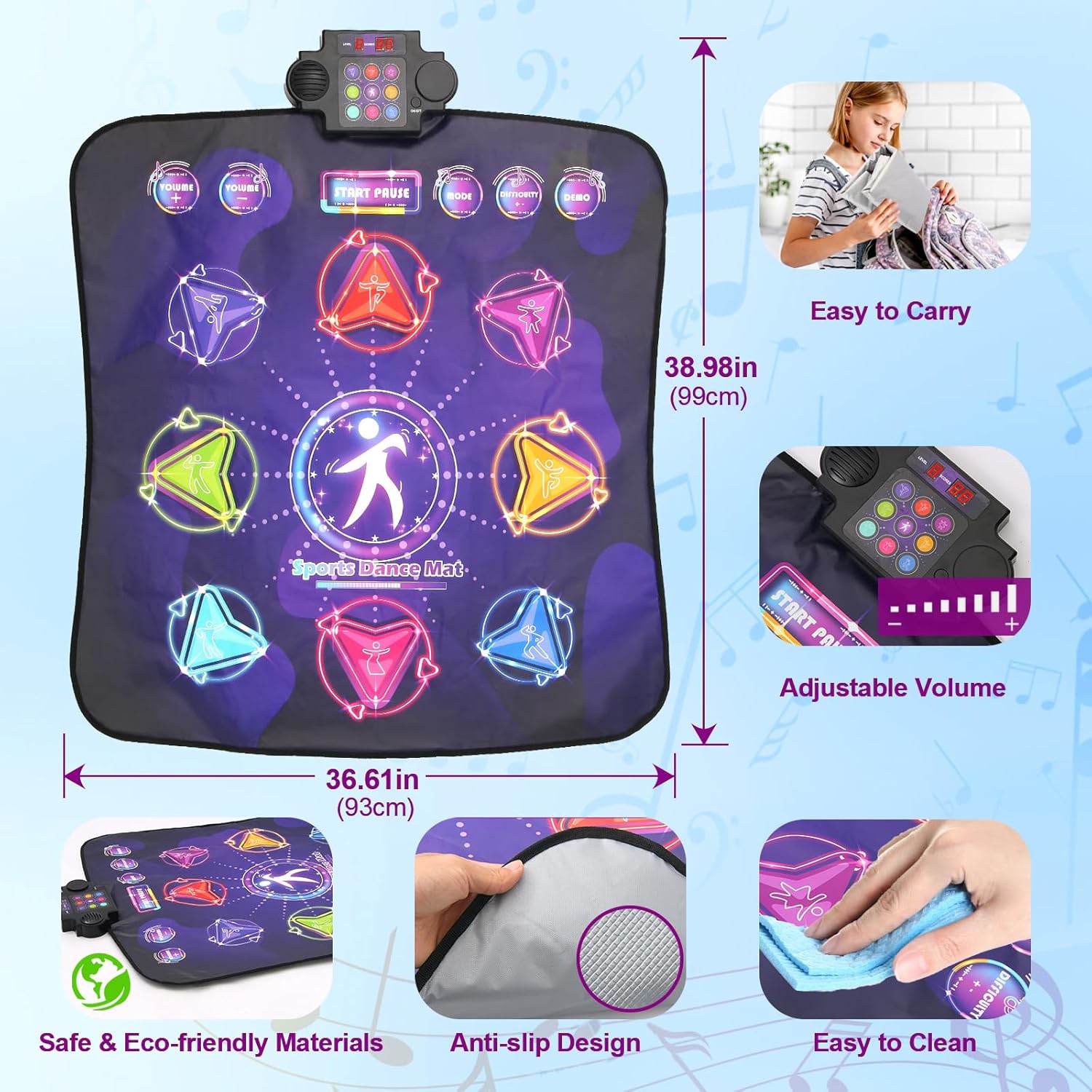 Blue Pinafore Denim Dress