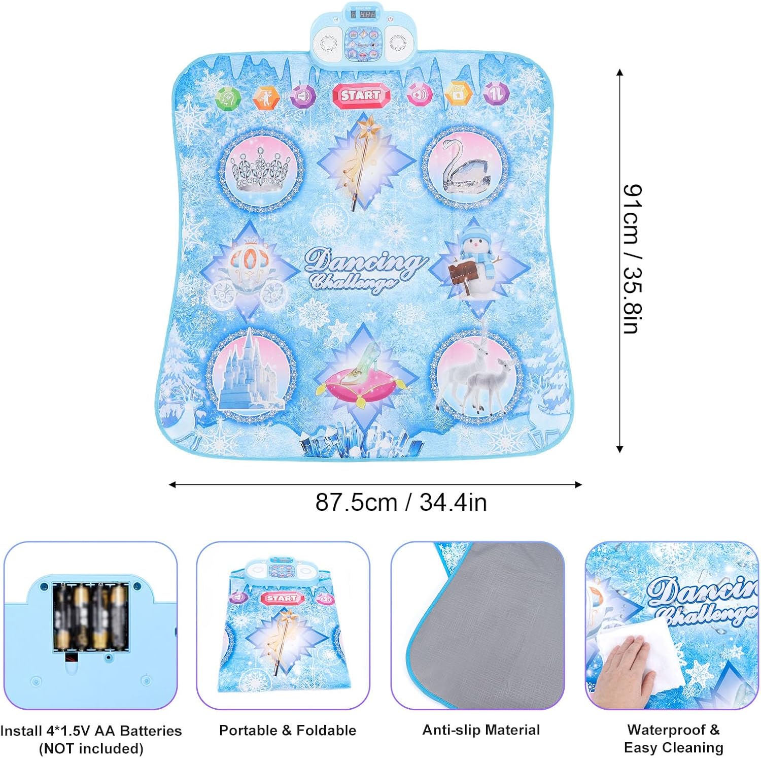 Blue Pinafore Denim Dress