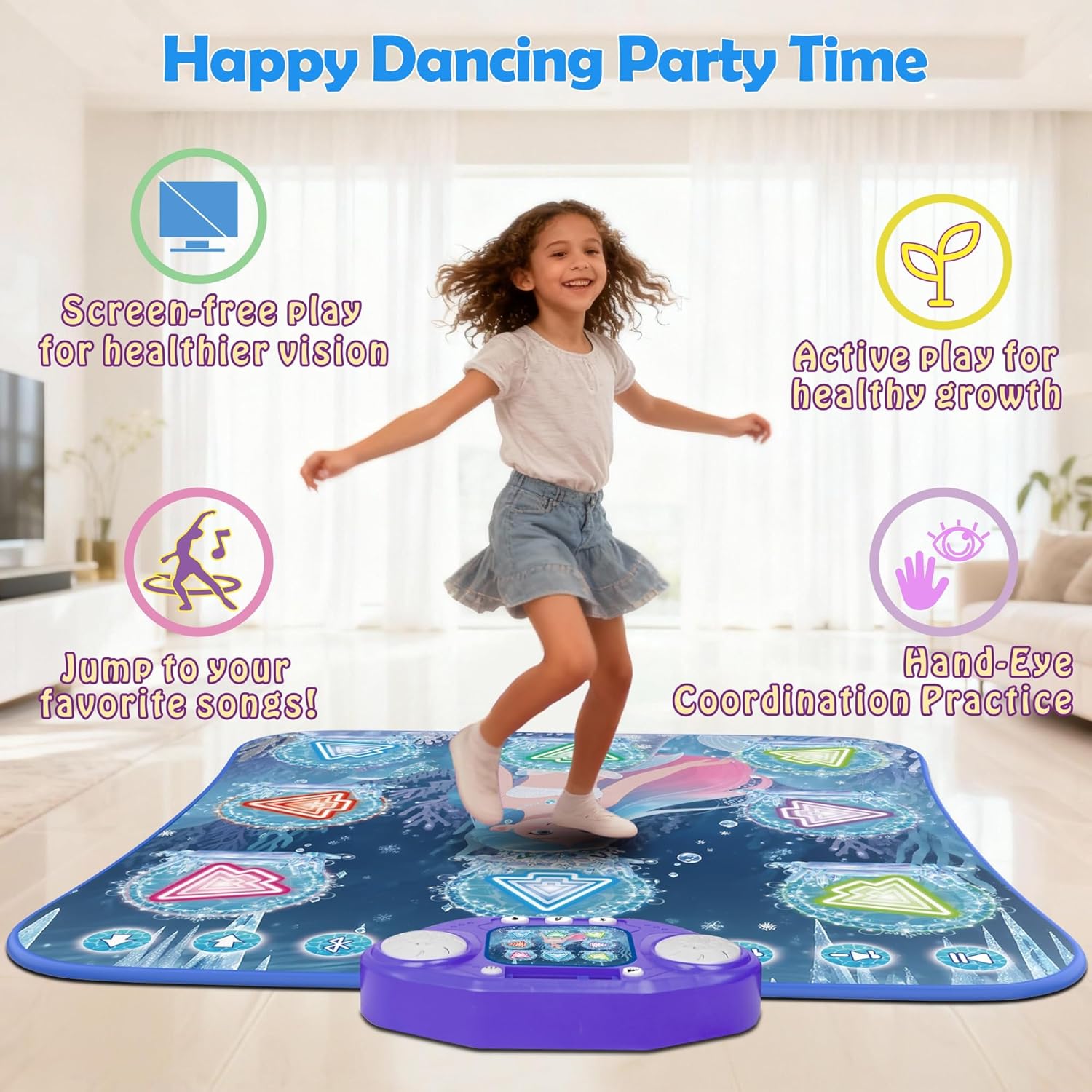 Blue Pinafore Denim Dress