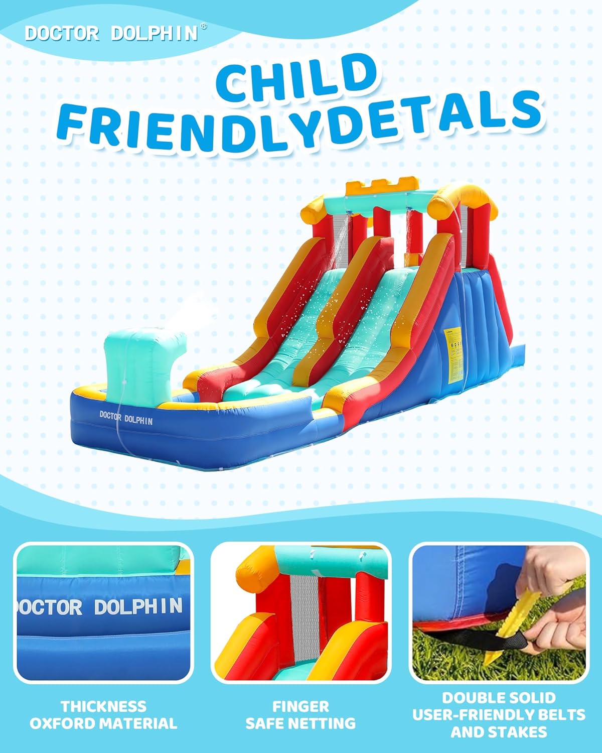 Blue Pinafore Denim Dress