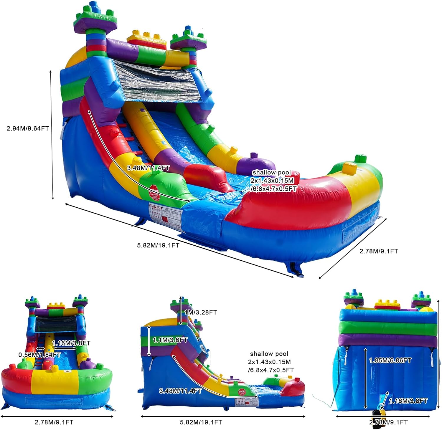 Blue Pinafore Denim Dress