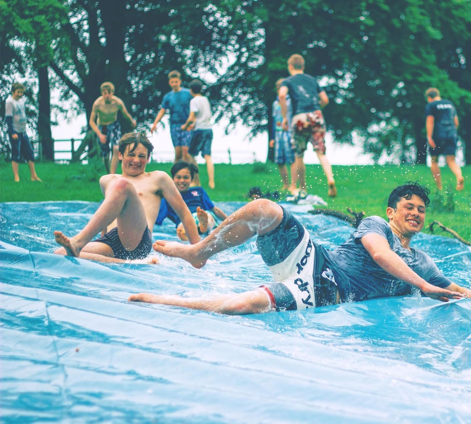 Blue Pinafore Denim Dress