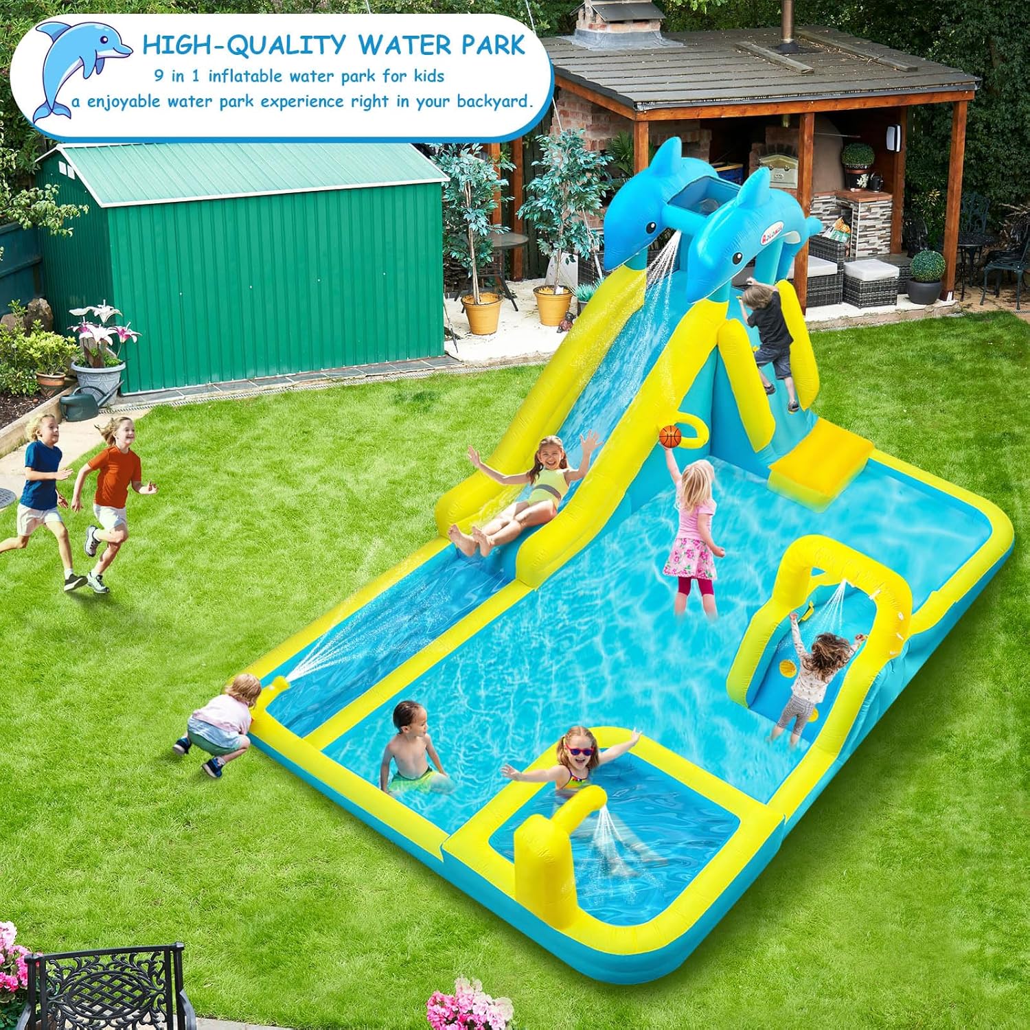 Blue Pinafore Denim Dress