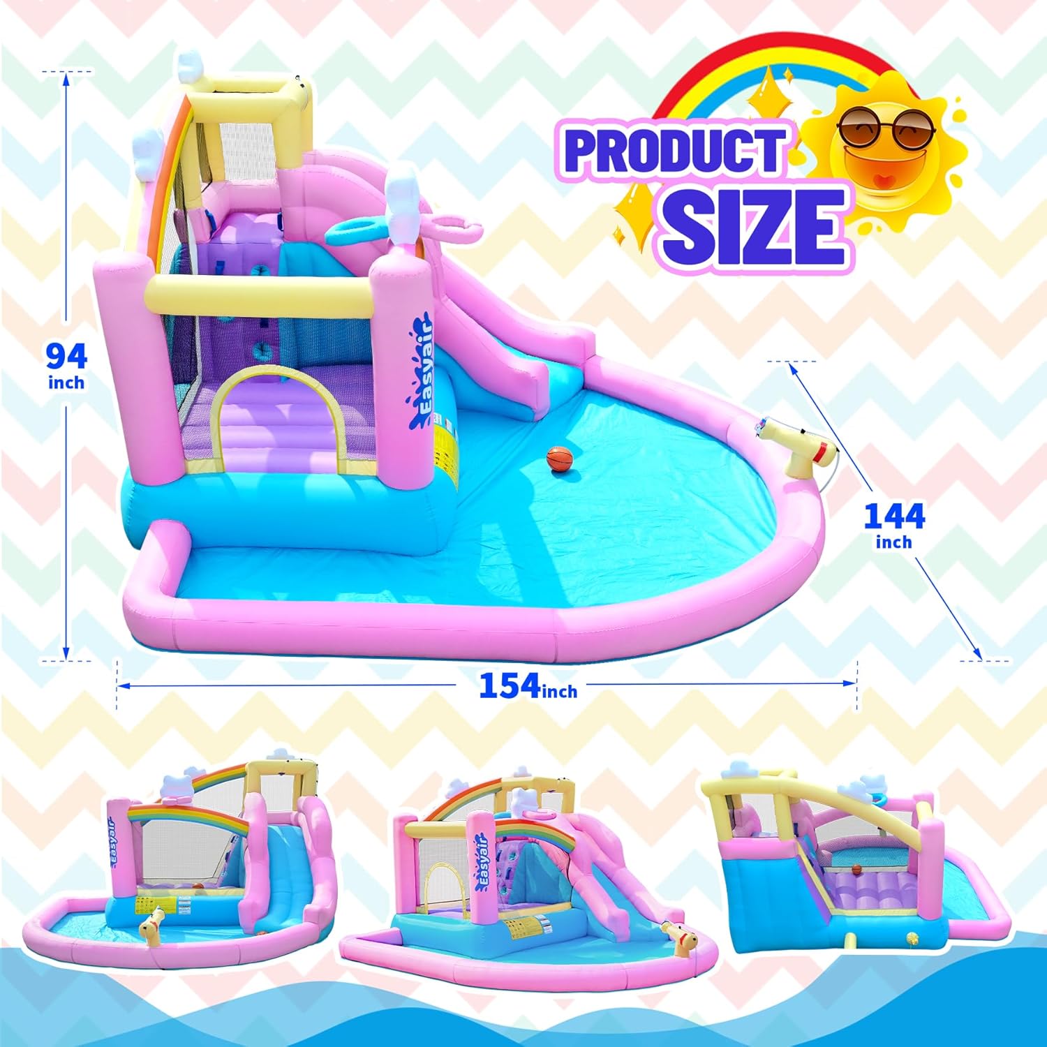 Blue Pinafore Denim Dress