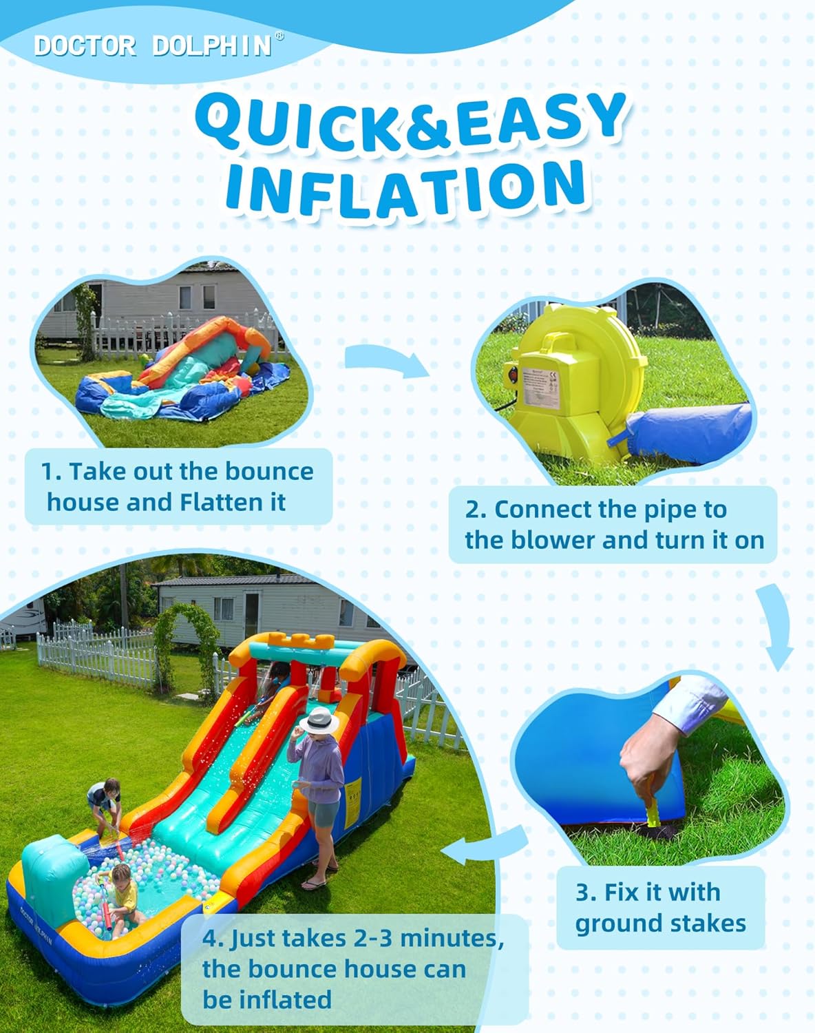 Blue Pinafore Denim Dress