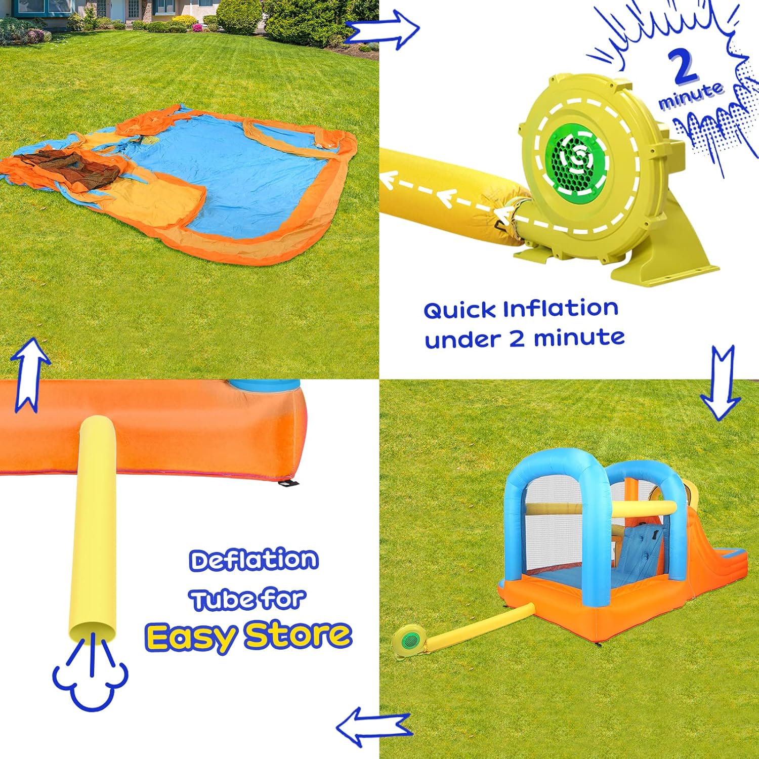 Blue Pinafore Denim Dress