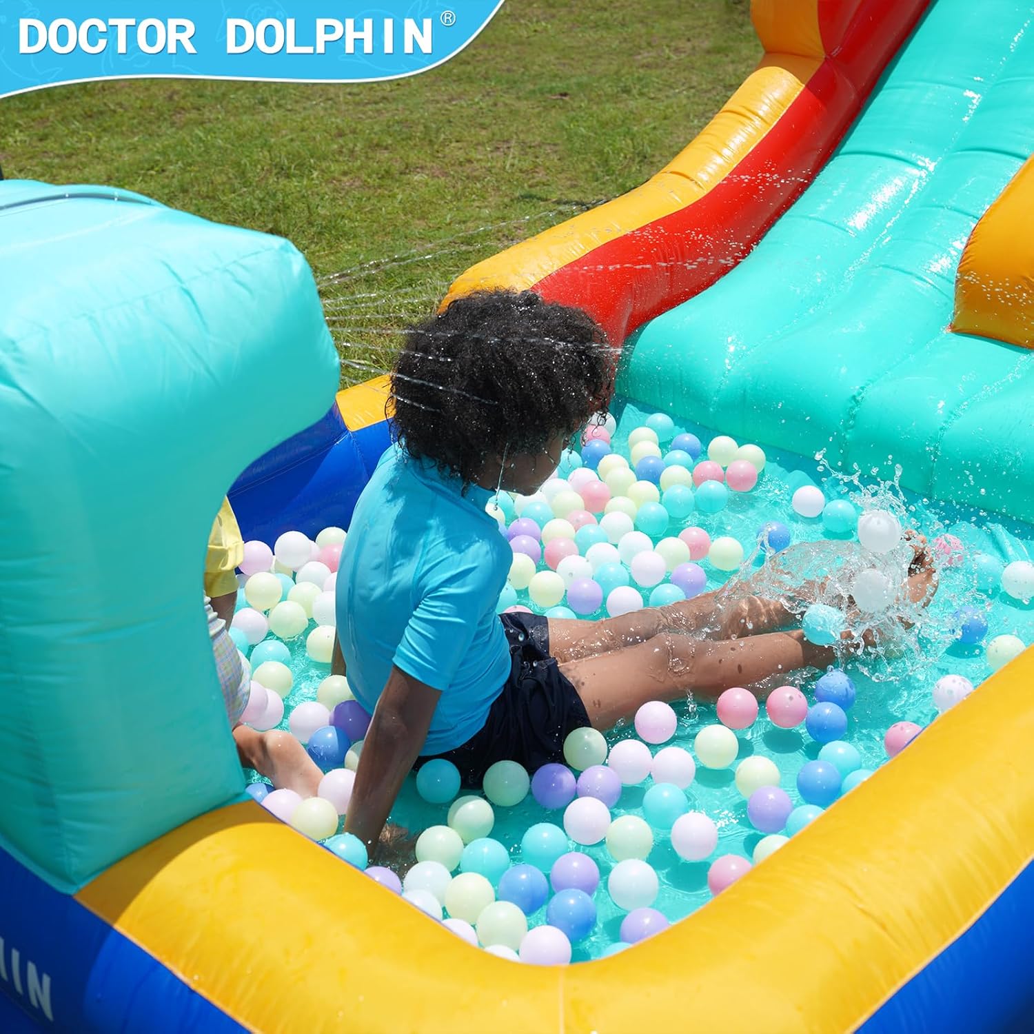 Blue Pinafore Denim Dress